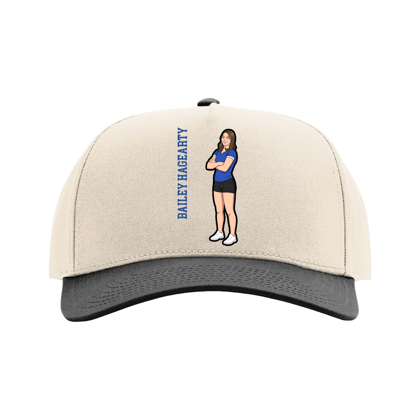 Full Fabric Five-Panel Champ Cap