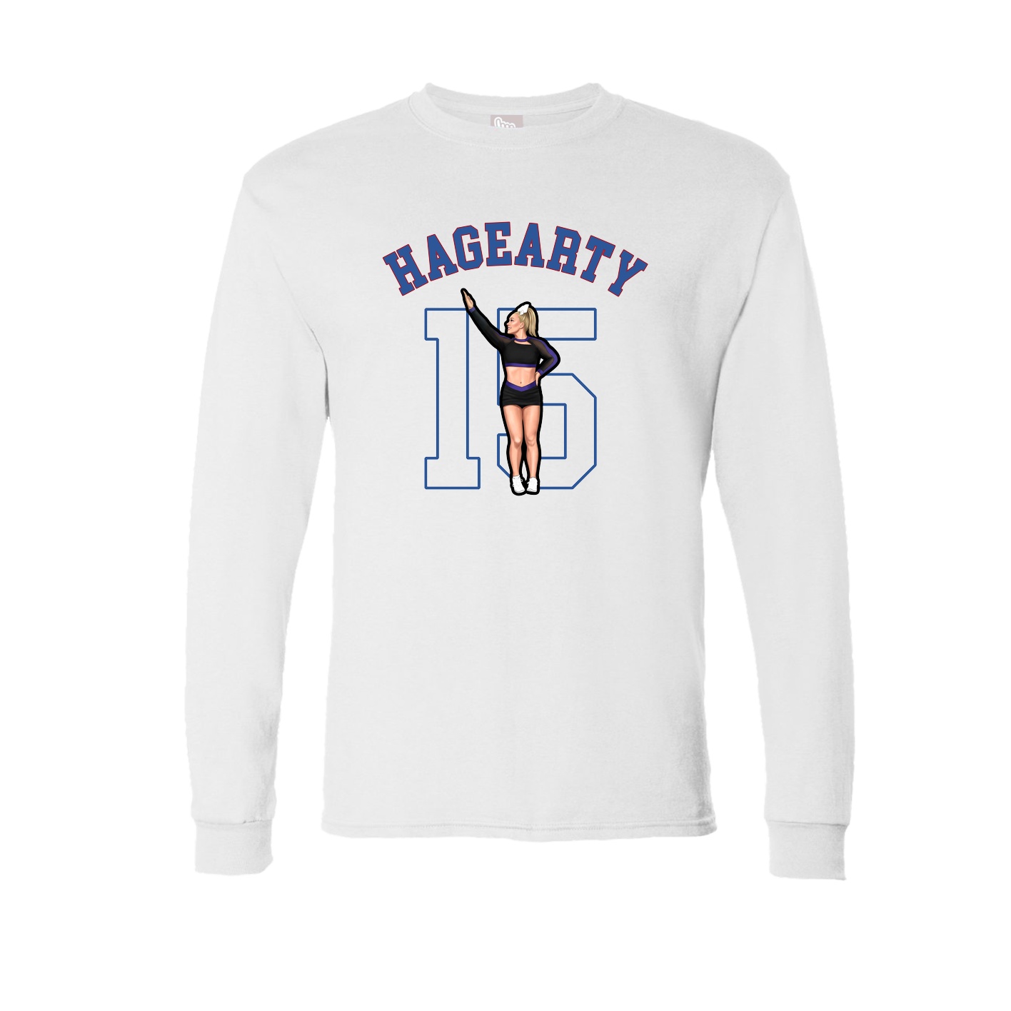 Long Sleeve Tee — Shirsey Arch in White
