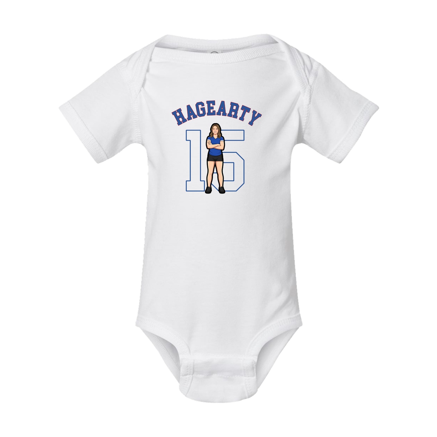 Baby Onesie — Shirsey Arch in White