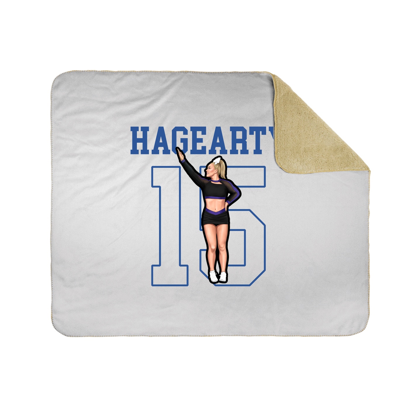 Throw Blanket — Shirsey in White