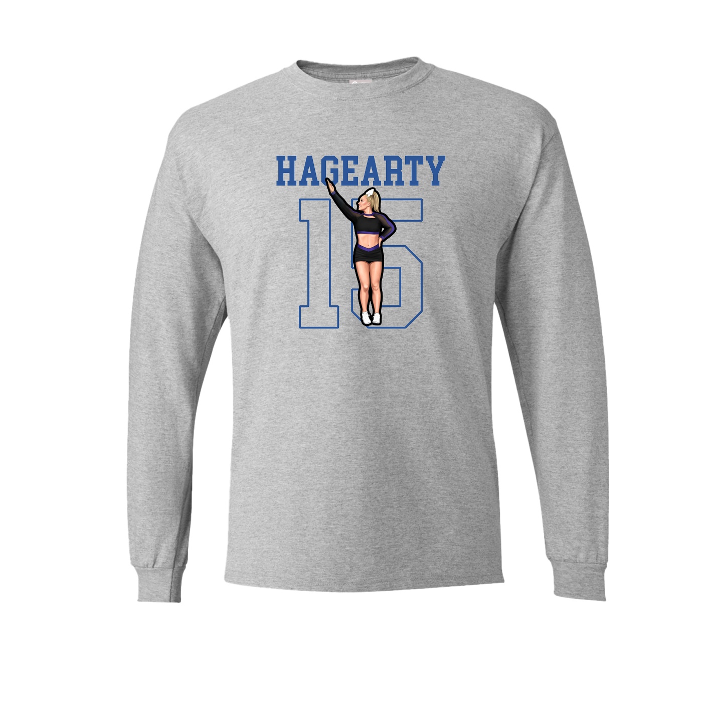 Long Sleeve Tee — Shirsey in Grey