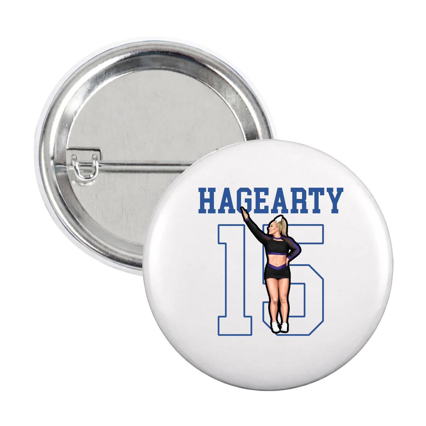 Game Day Button — Shirsey in White