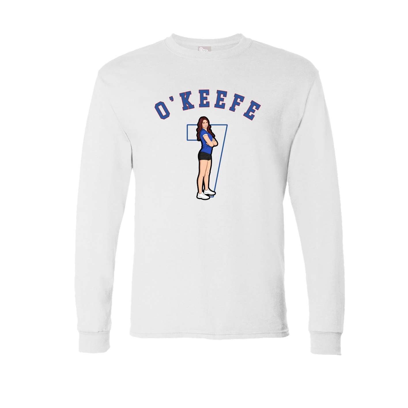 Long Sleeve Tee — Shirsey Arch in White