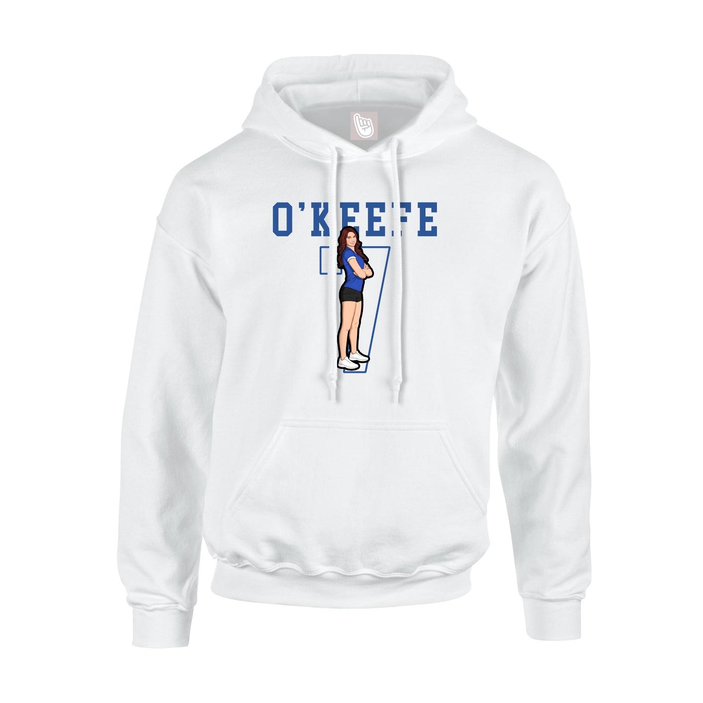 Hoodie — Shirsey in White