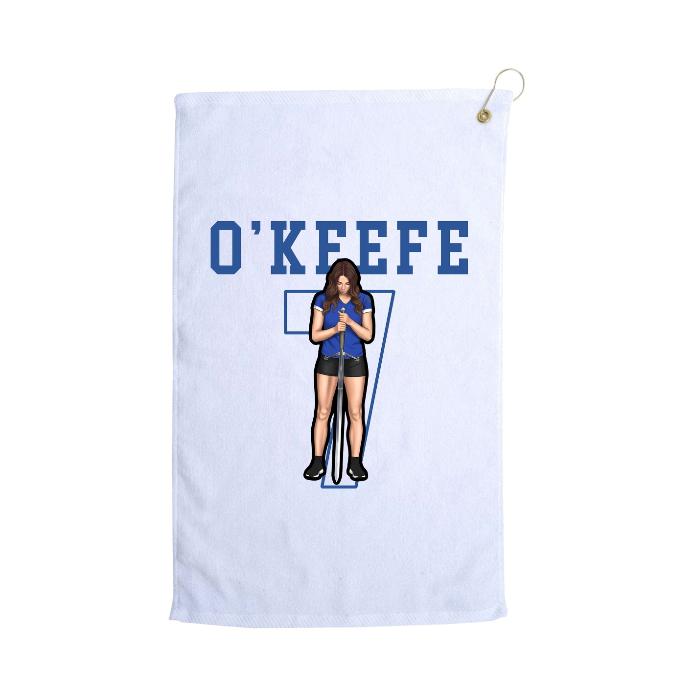 Golf Towel — Shirsey in White
