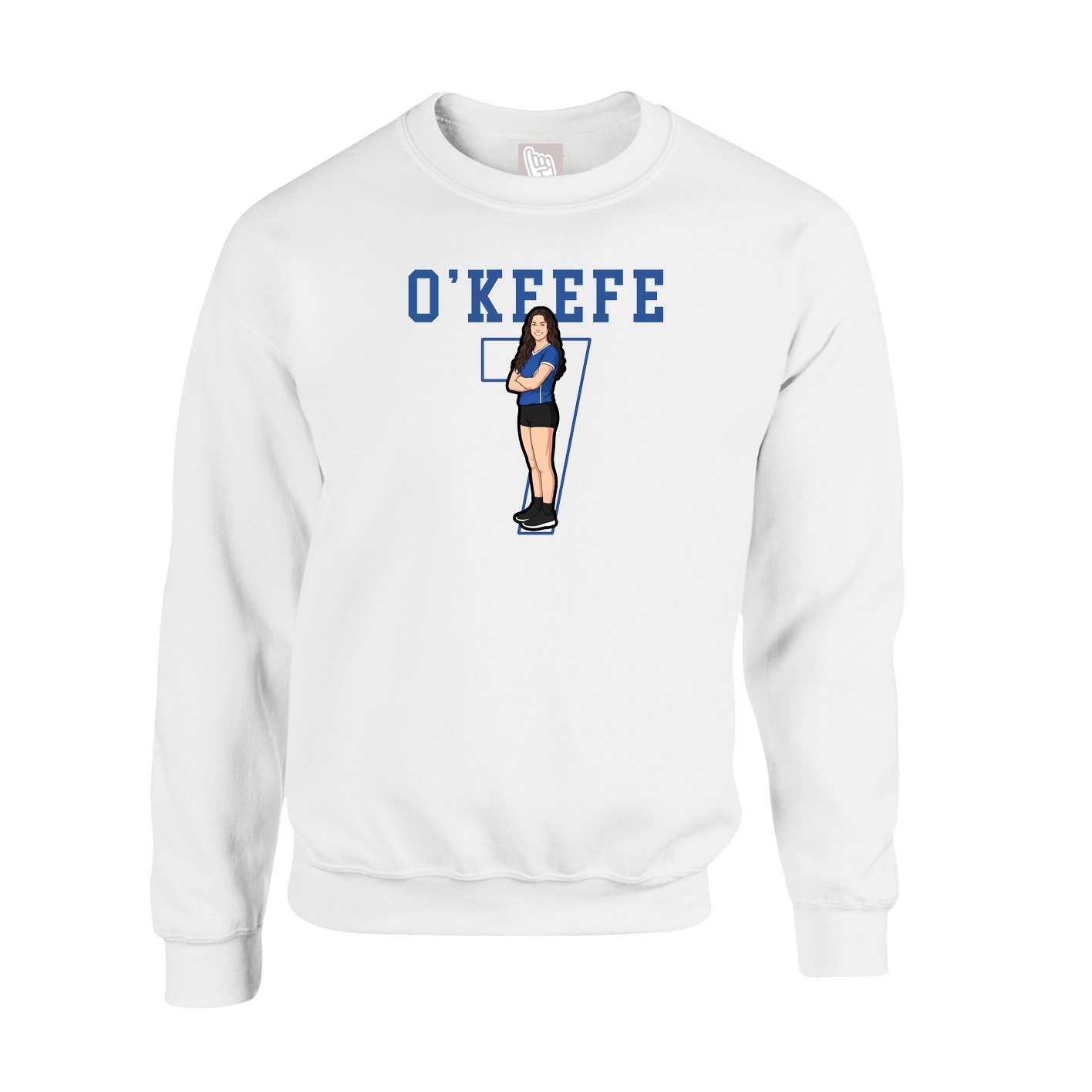 Fleece Crew — Shirsey in White