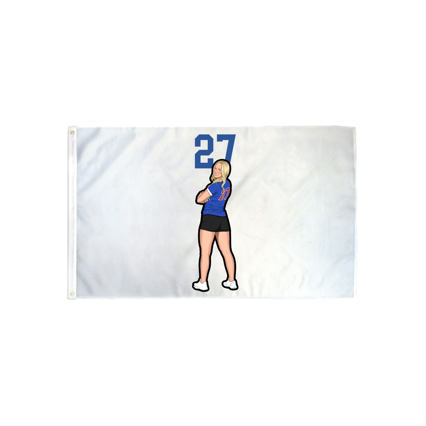 3x5 Flag — Number Top in Classic