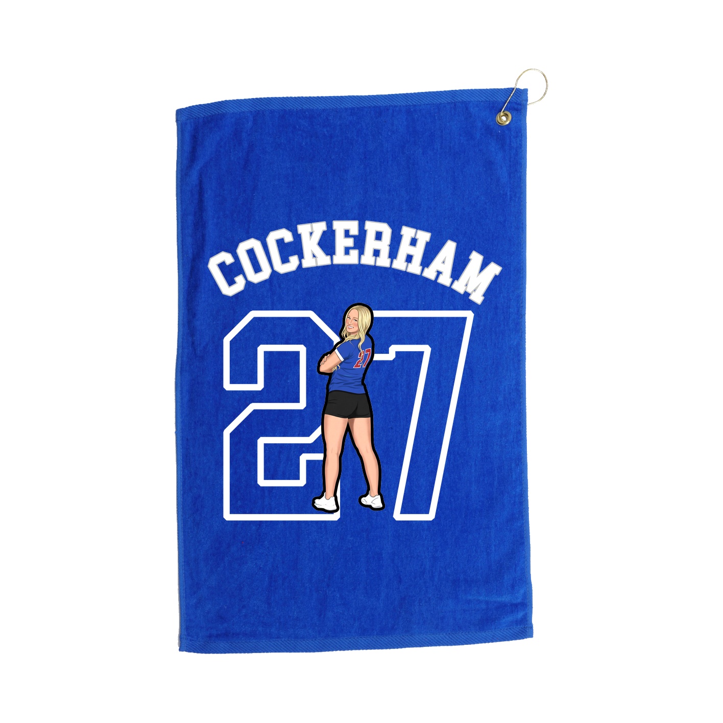 Golf Towel — Shirsey Arch in Royal