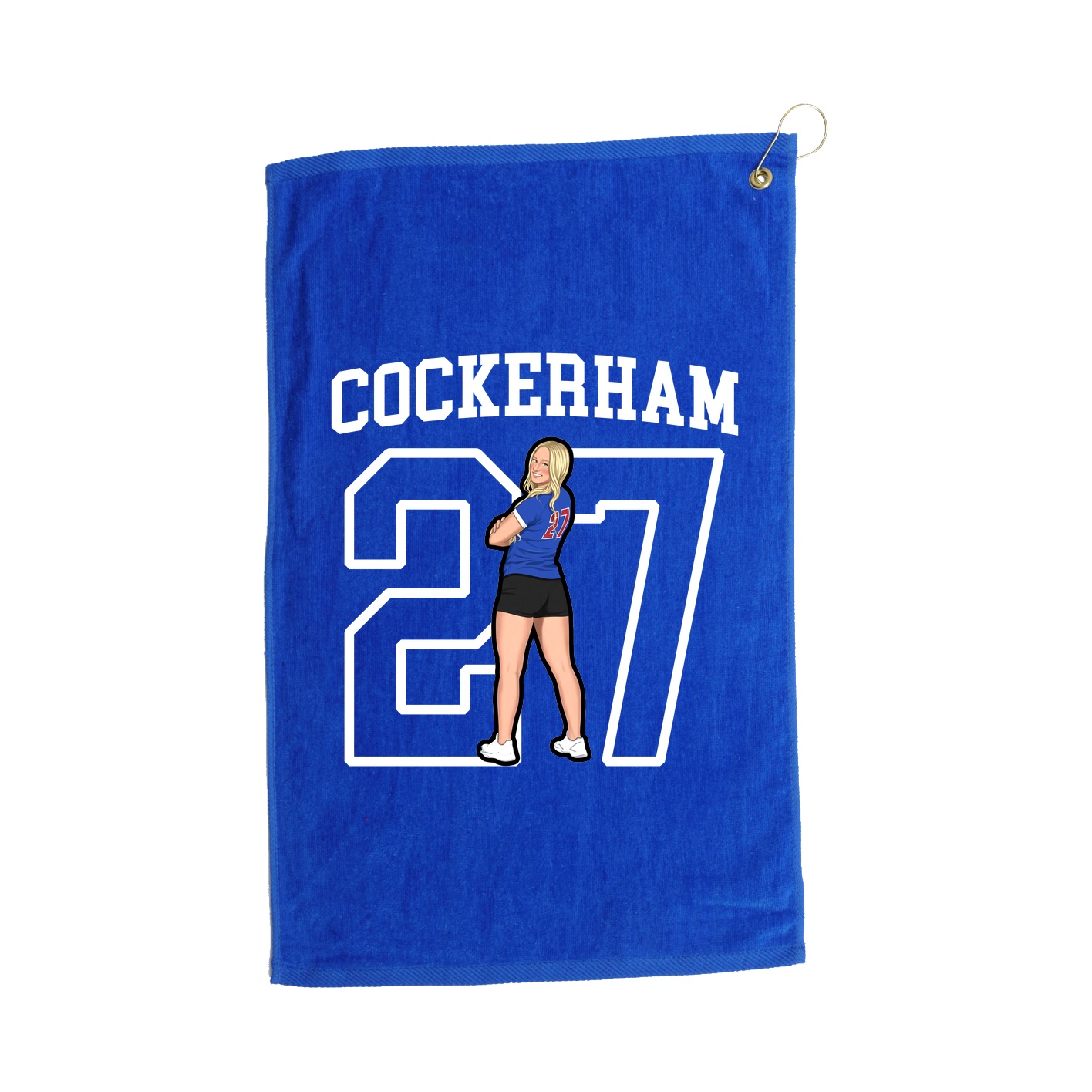 Golf Towel — Shirsey in Royal