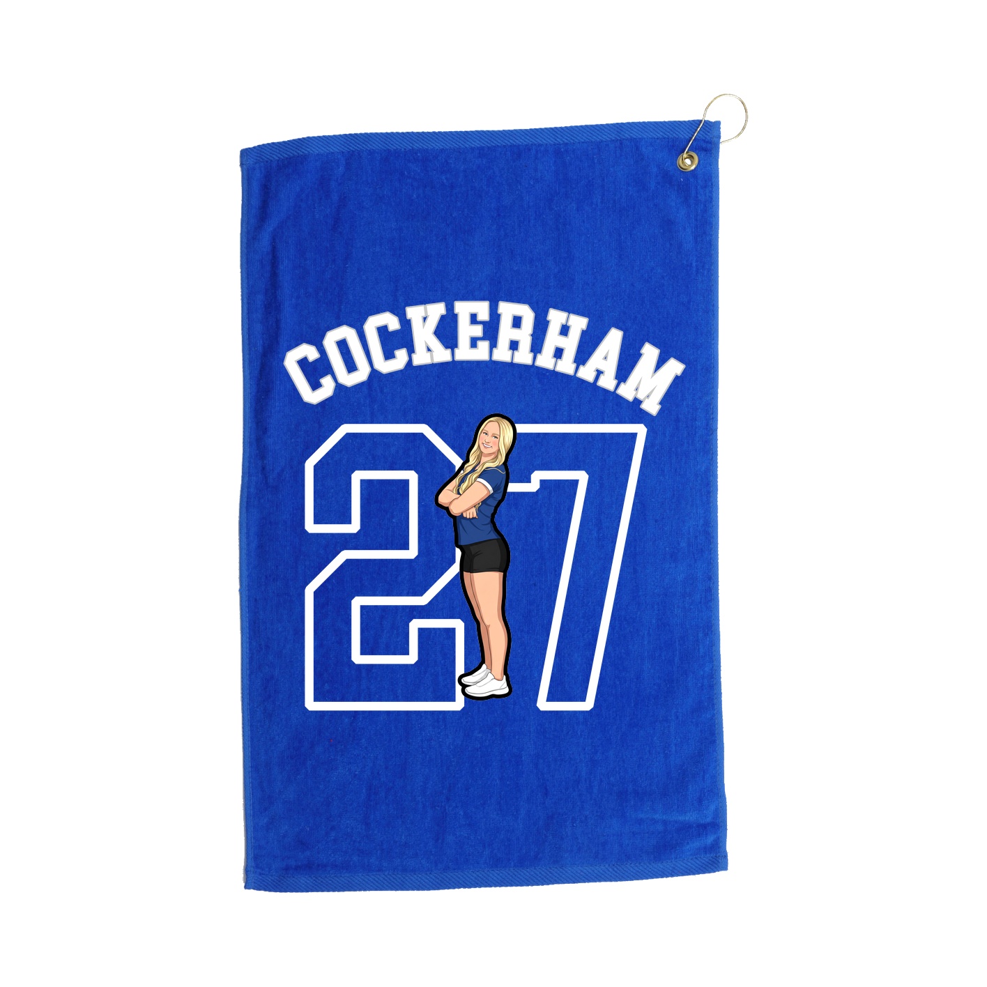 Golf Towel — Shirsey Arch in Royal