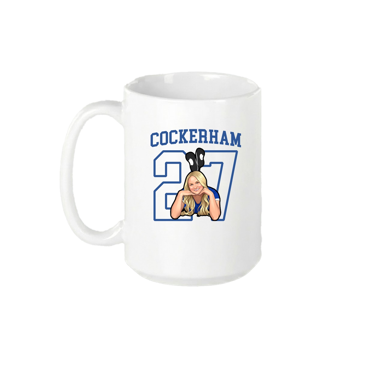15oz Coffee Mug — Shirsey in White