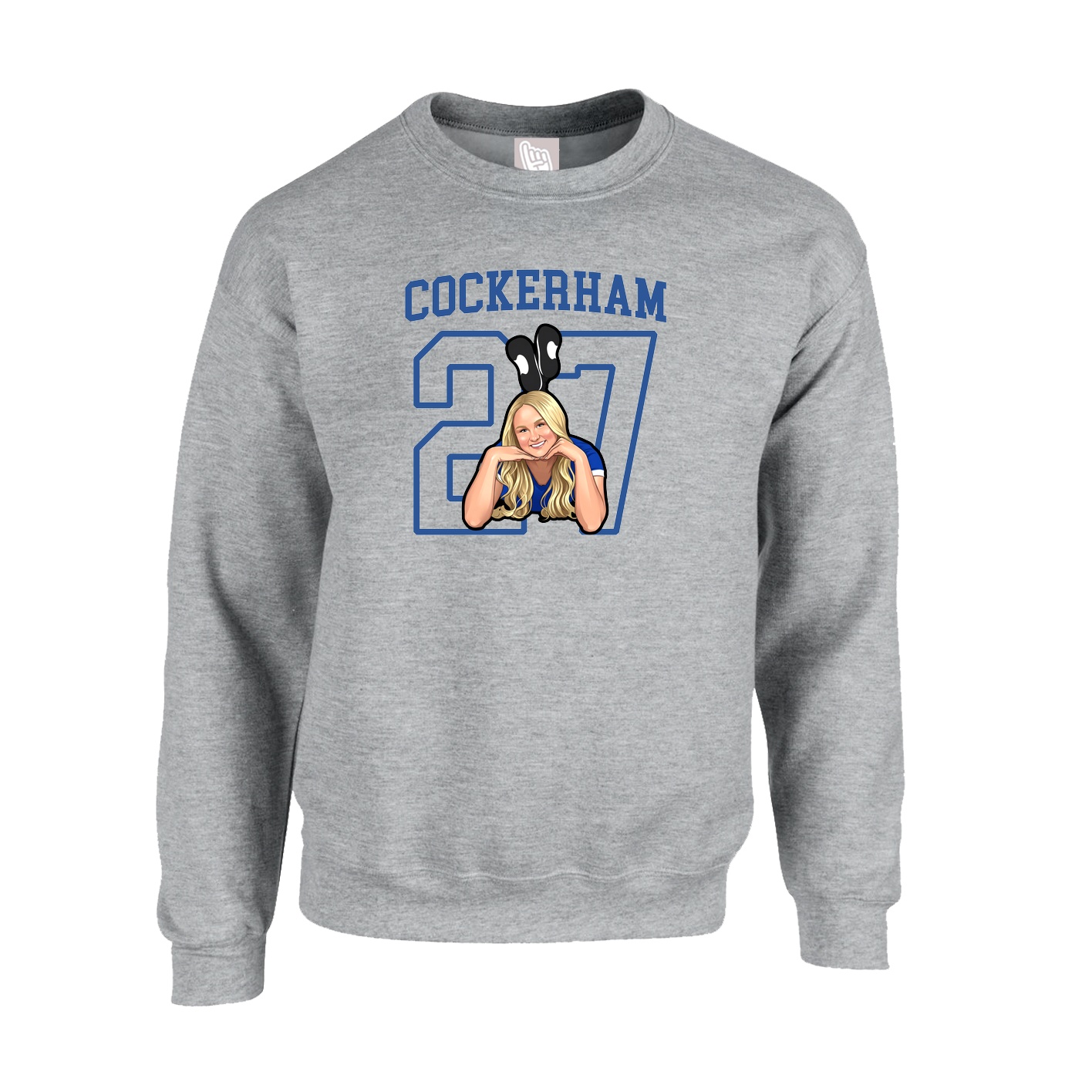 Fleece Crew — Shirsey in Grey