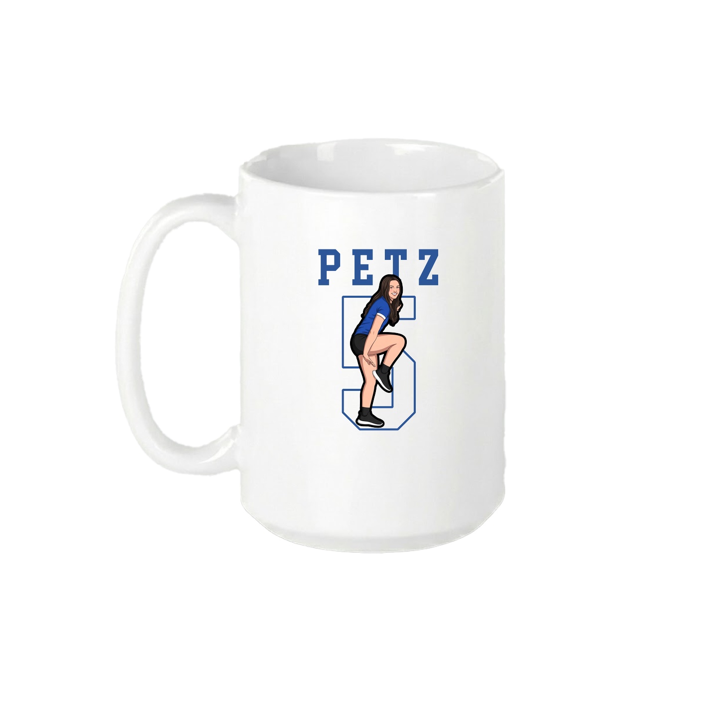 15oz Coffee Mug — Shirsey in White