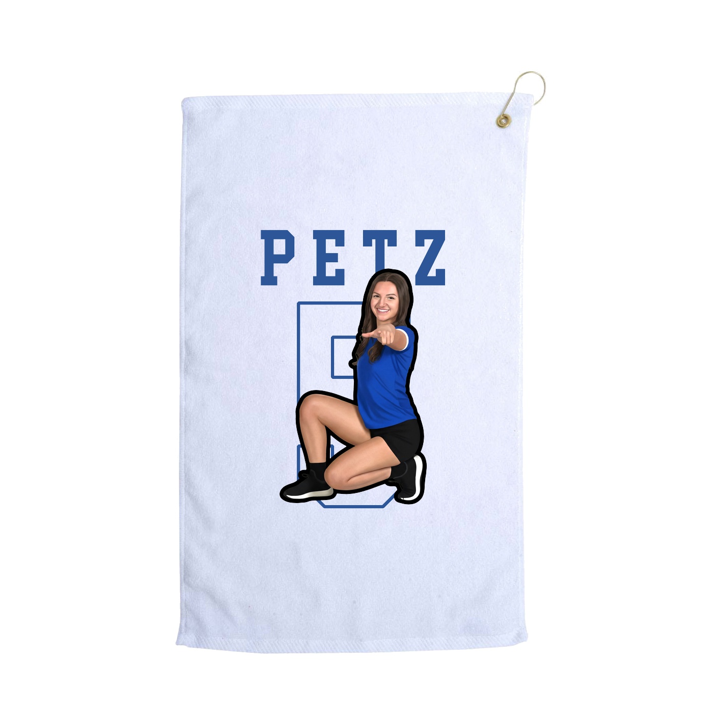 Golf Towel — Shirsey in White