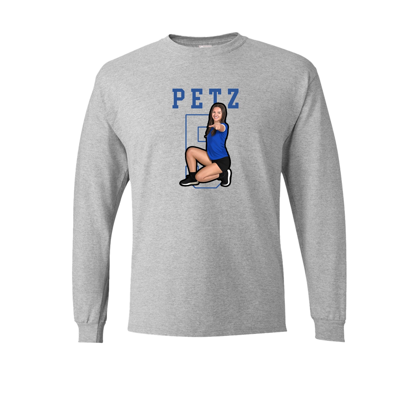 Long Sleeve Tee — Shirsey in Grey