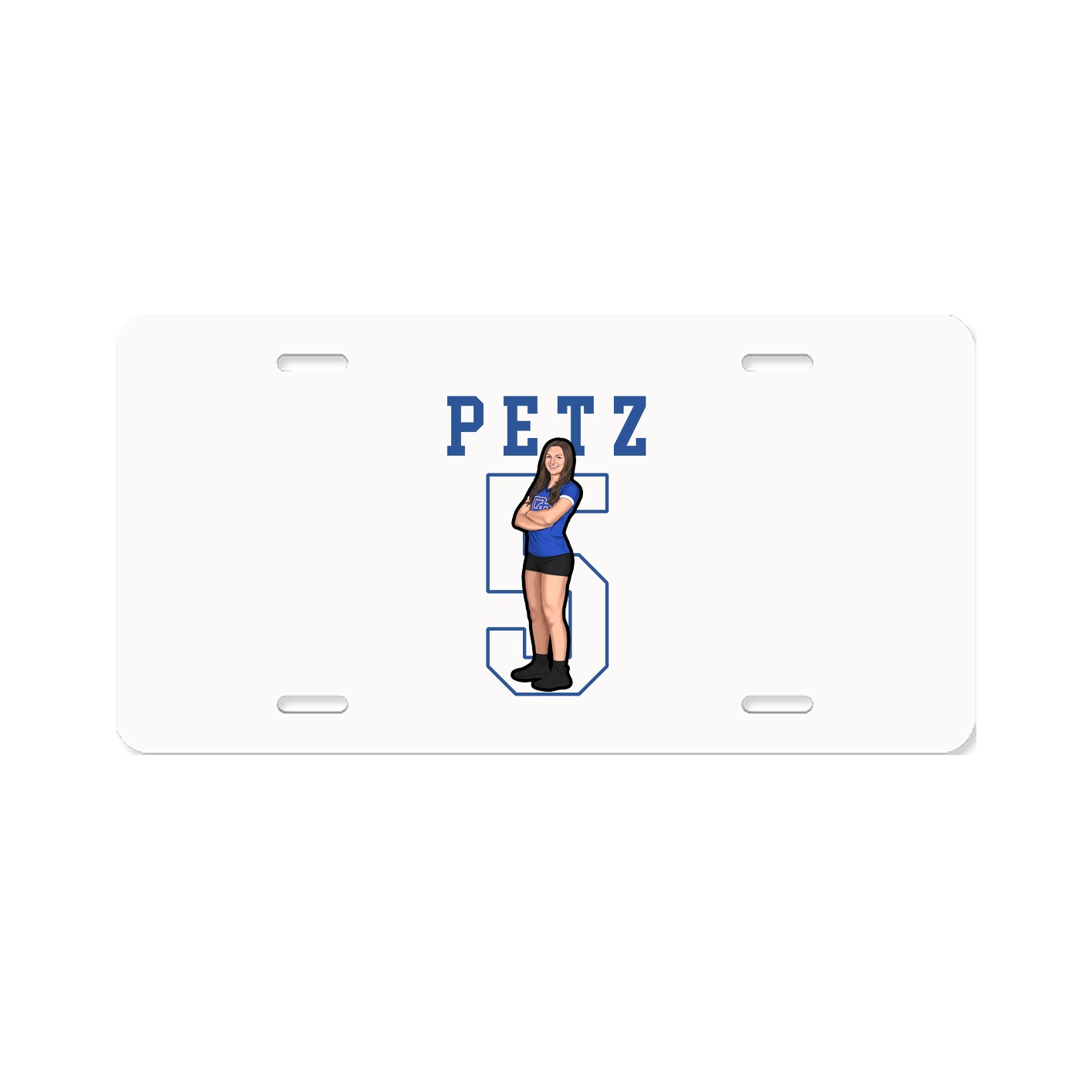 License Plate — Shirsey in Classic