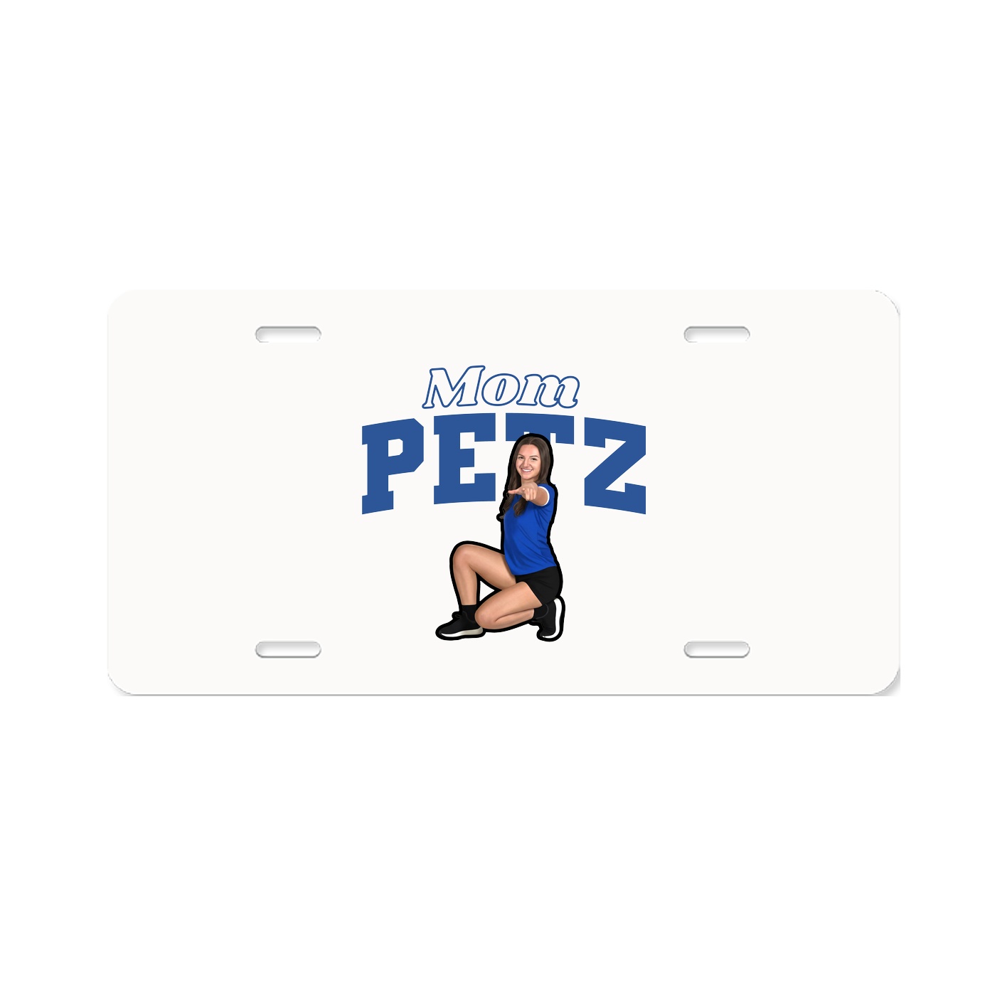 License Plate — Mothers Day Block in Classic