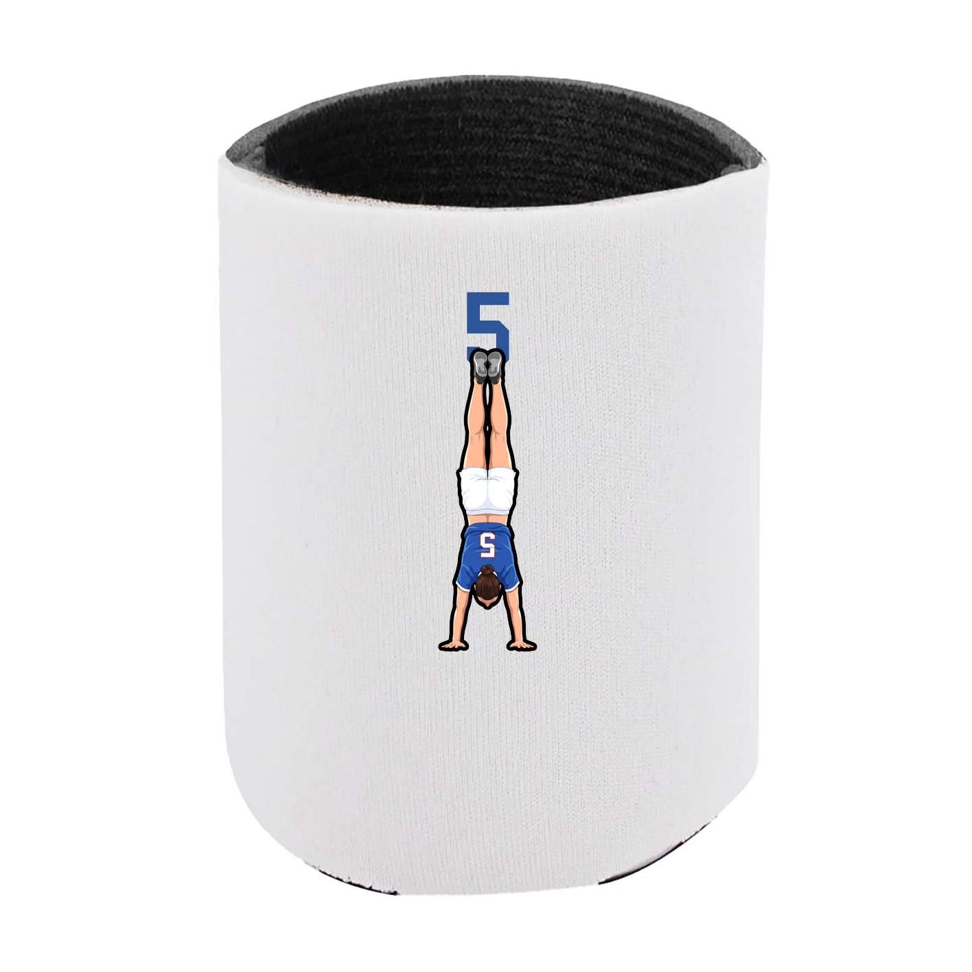 Can Holder — Number Top in White