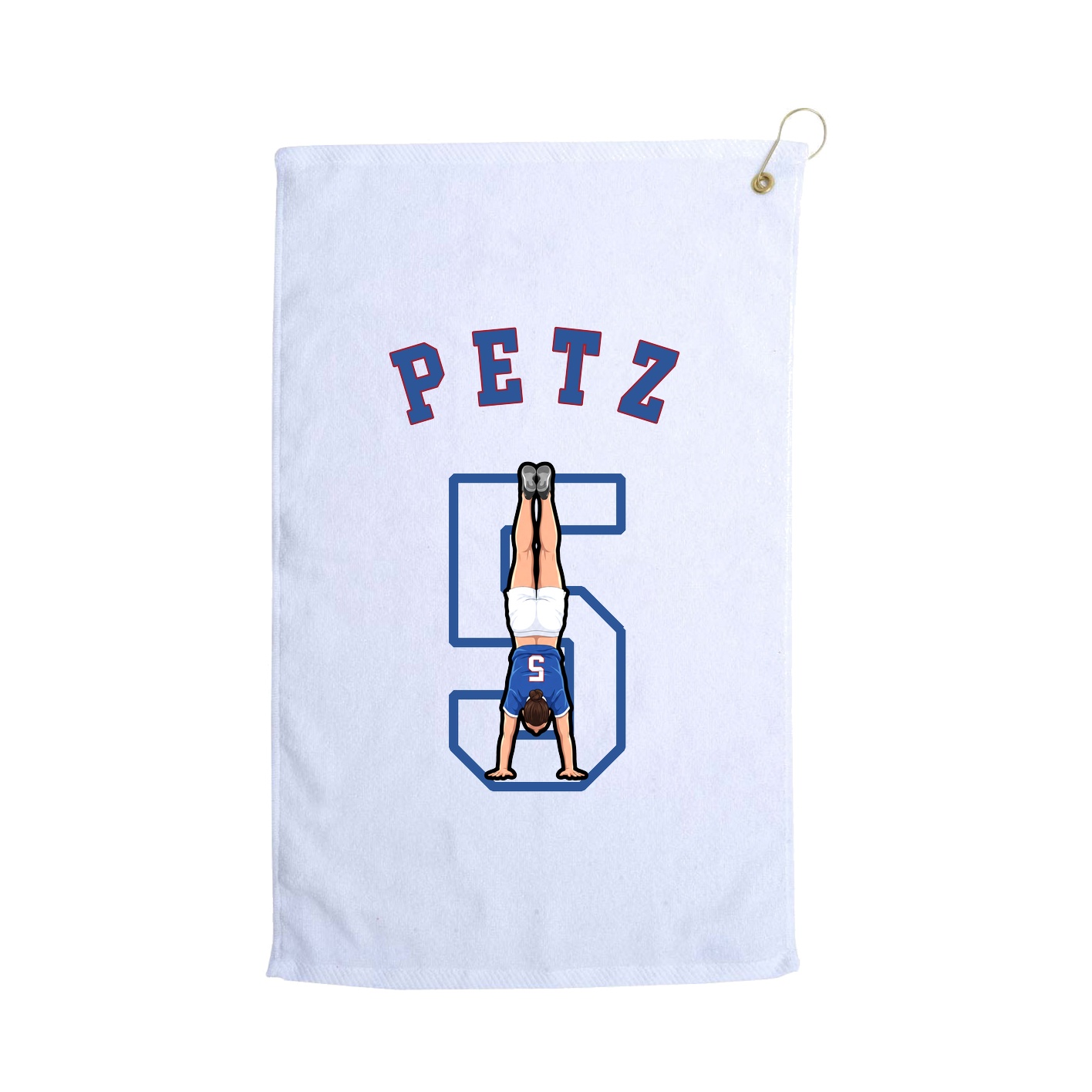 Golf Towel — Shirsey Arch in White
