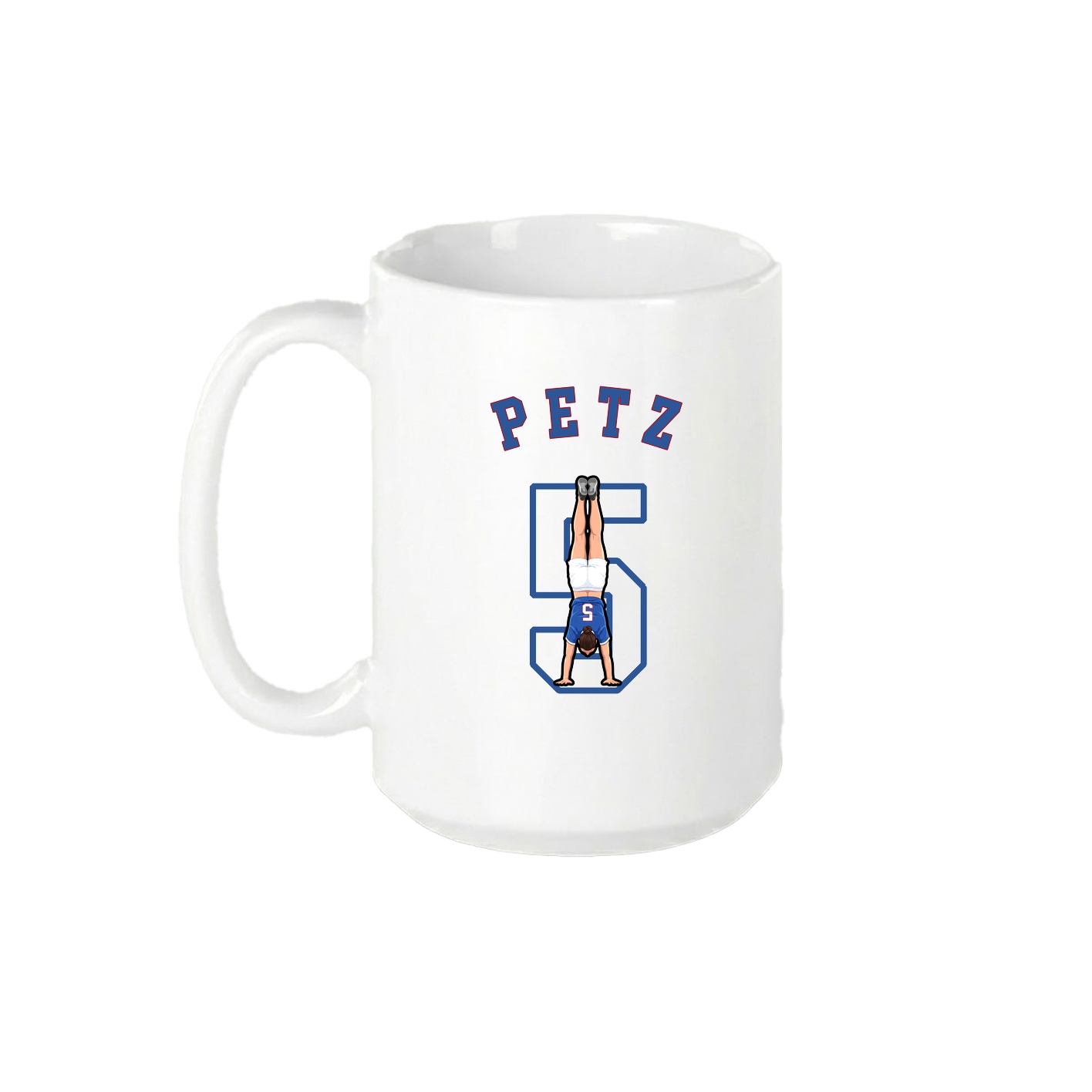 15oz Coffee Mug — Shirsey Arch in White