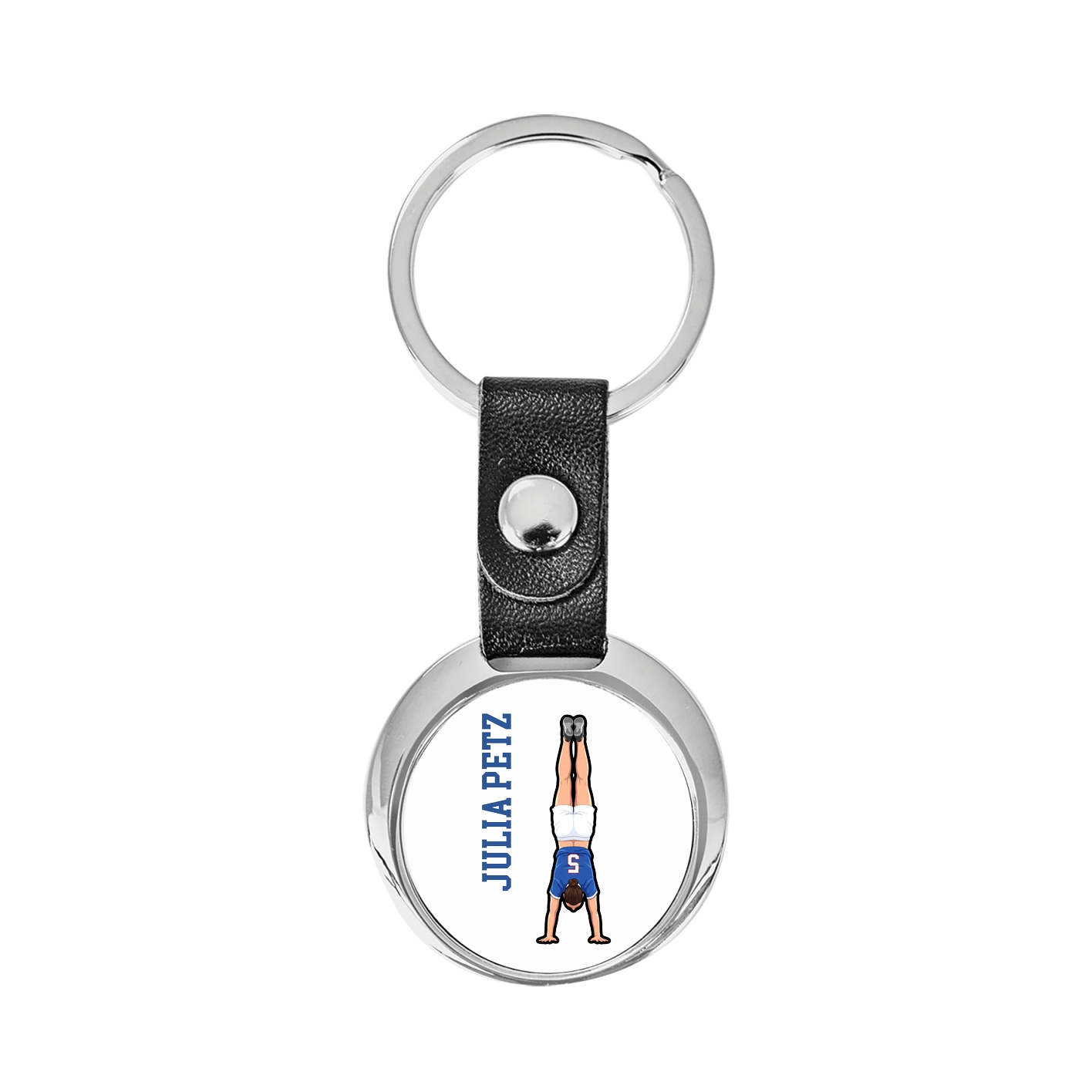 Key Chain — Name Vertical in Classic