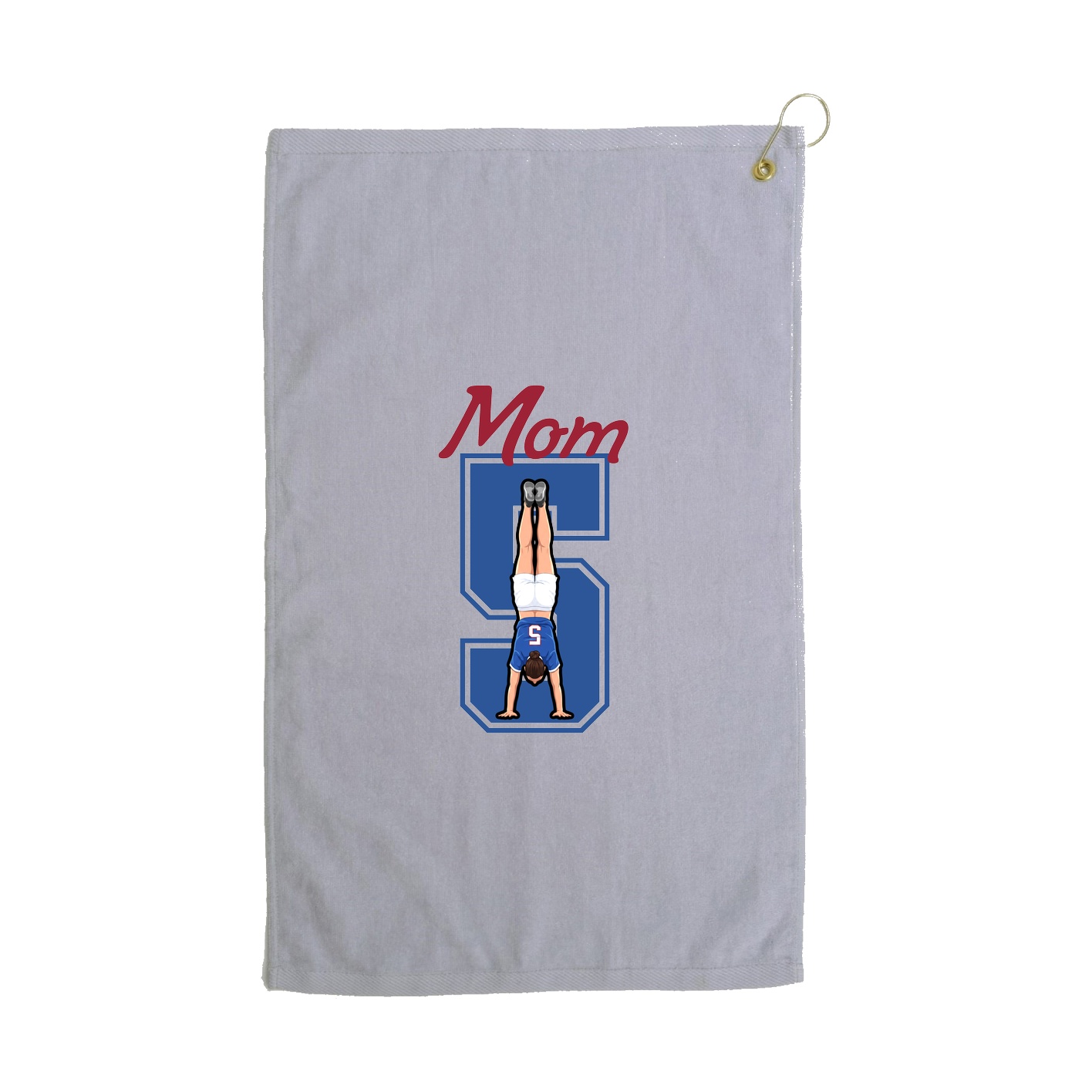 Golf Towel — Mothers Day Shirsey in Grey