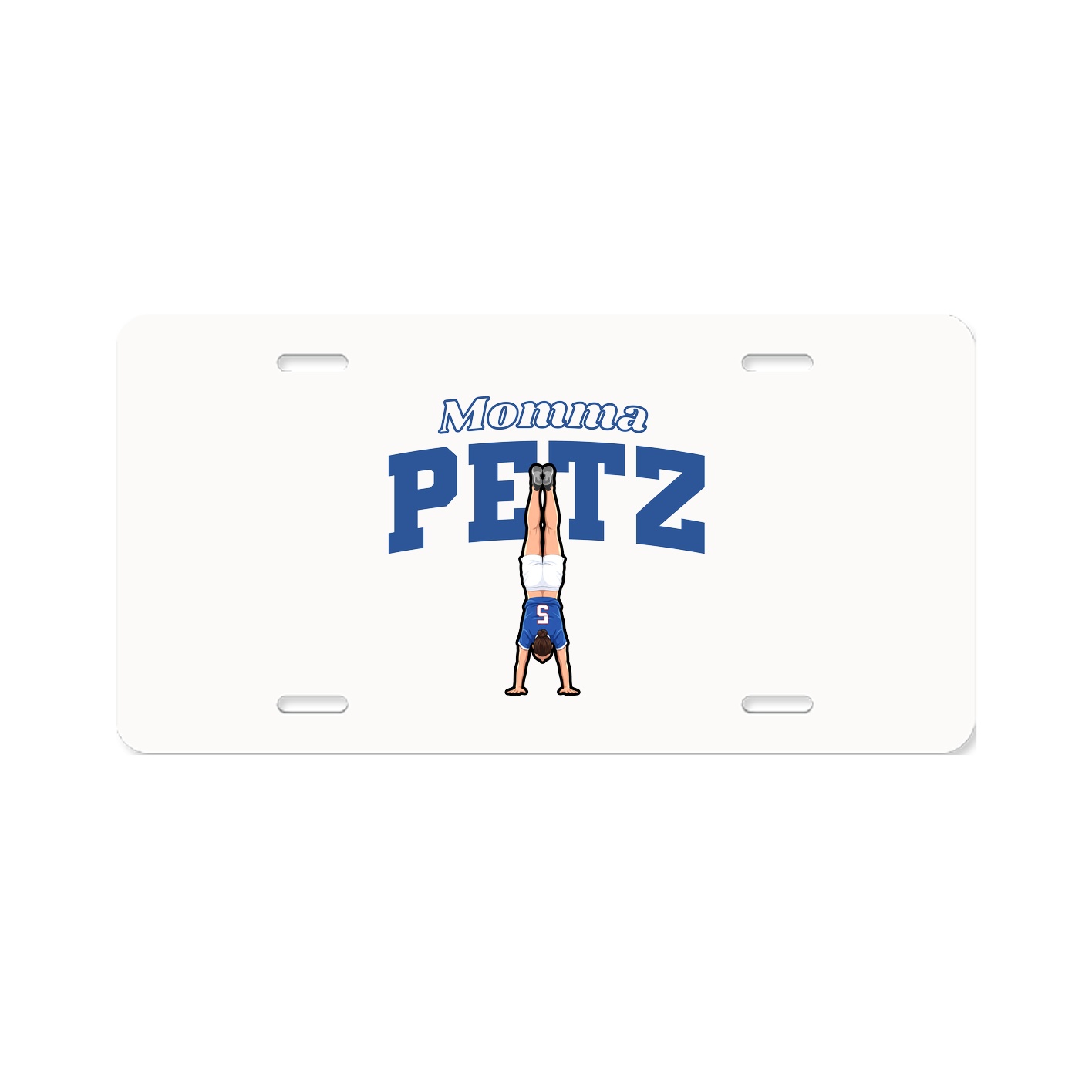 License Plate — Mothers Day Block in Classic