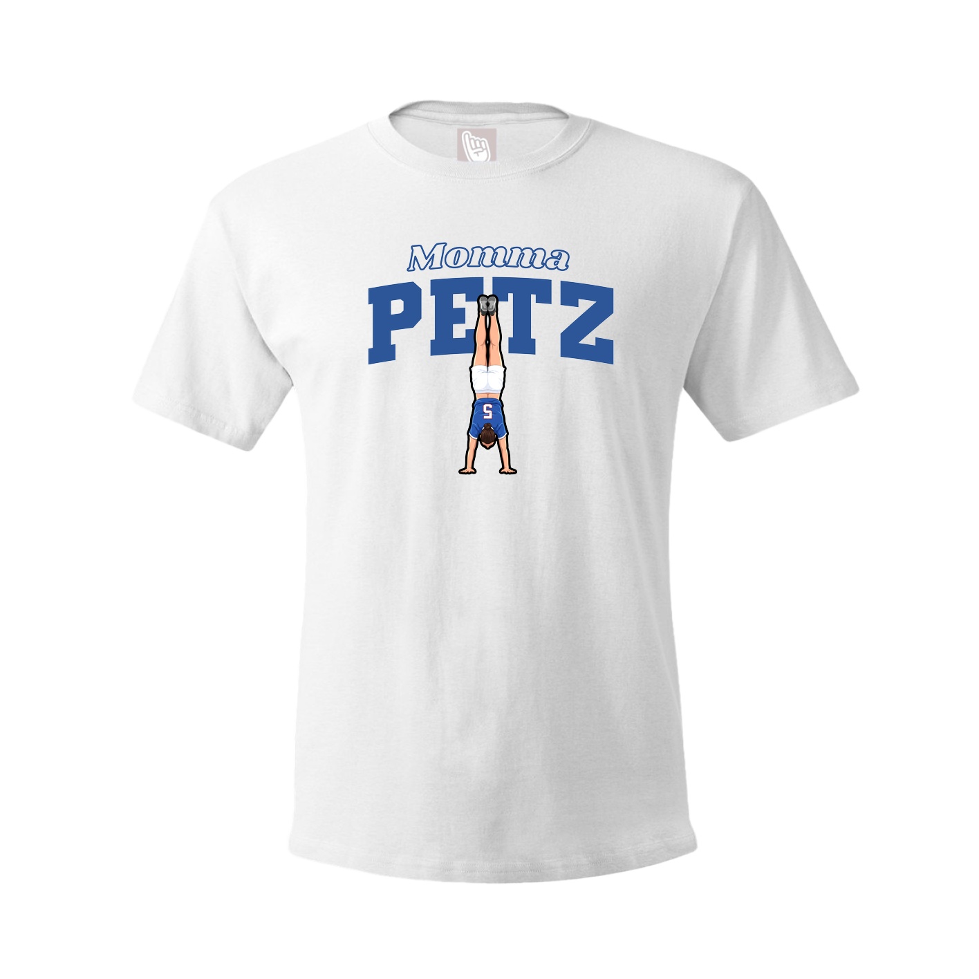 Youth Tee — Mothers Day Block in White