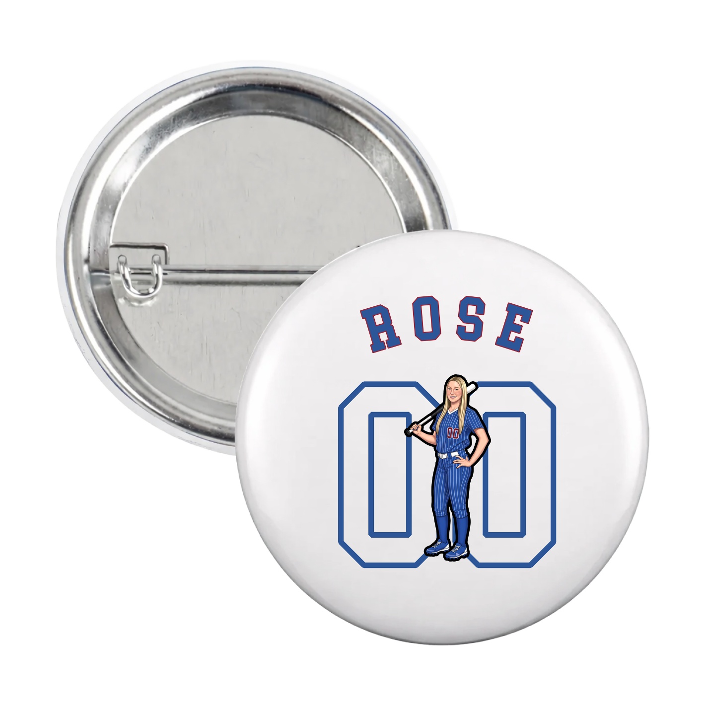 Game Day Button — Shirsey Arch in White