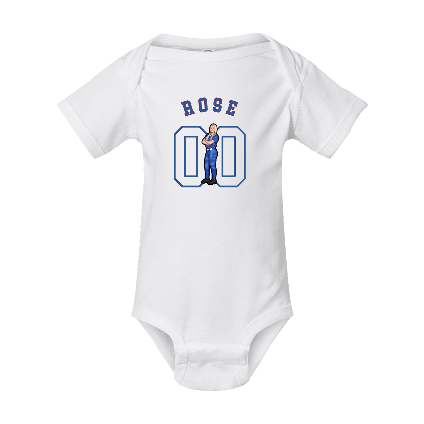Baby Onesie — Shirsey Arch in White