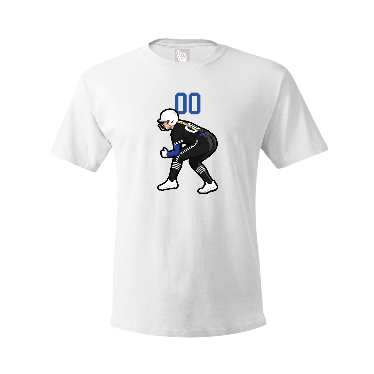 Tee — Number Top in White