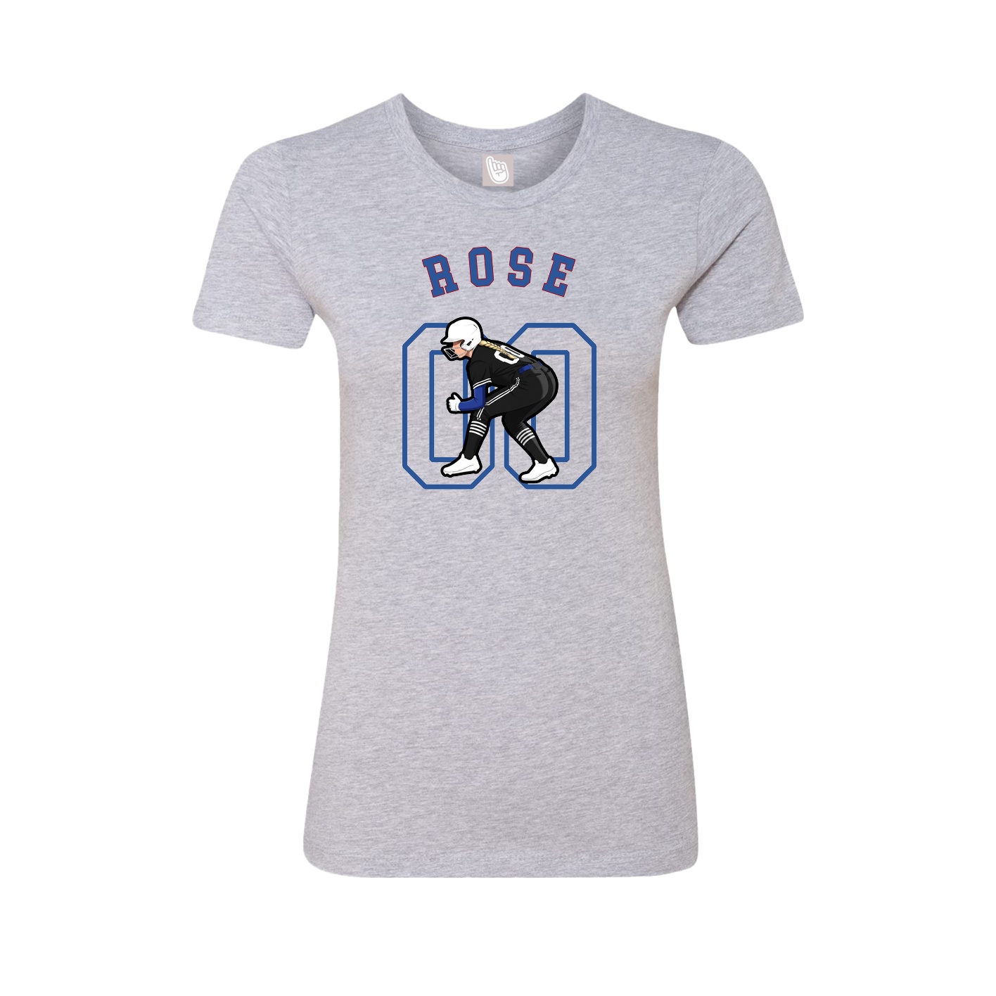 Fitted Women's Tee — Shirsey Arch in Grey