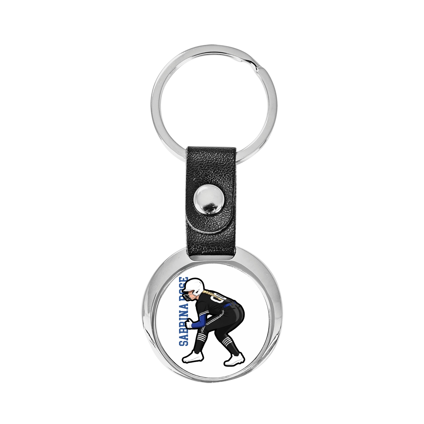 Key Chain — Name Vertical in Classic