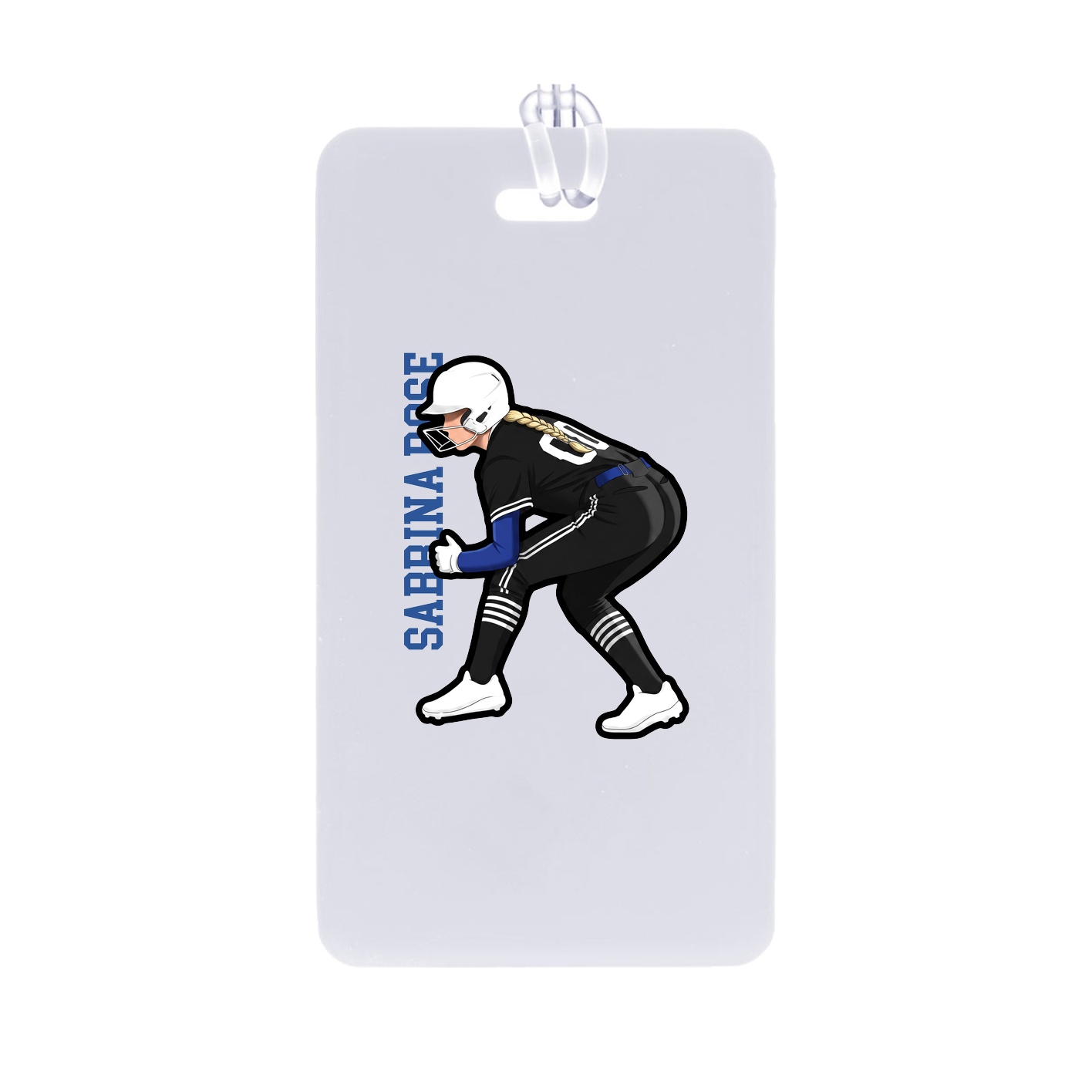 Bag Tag — Name Vertical in Classic