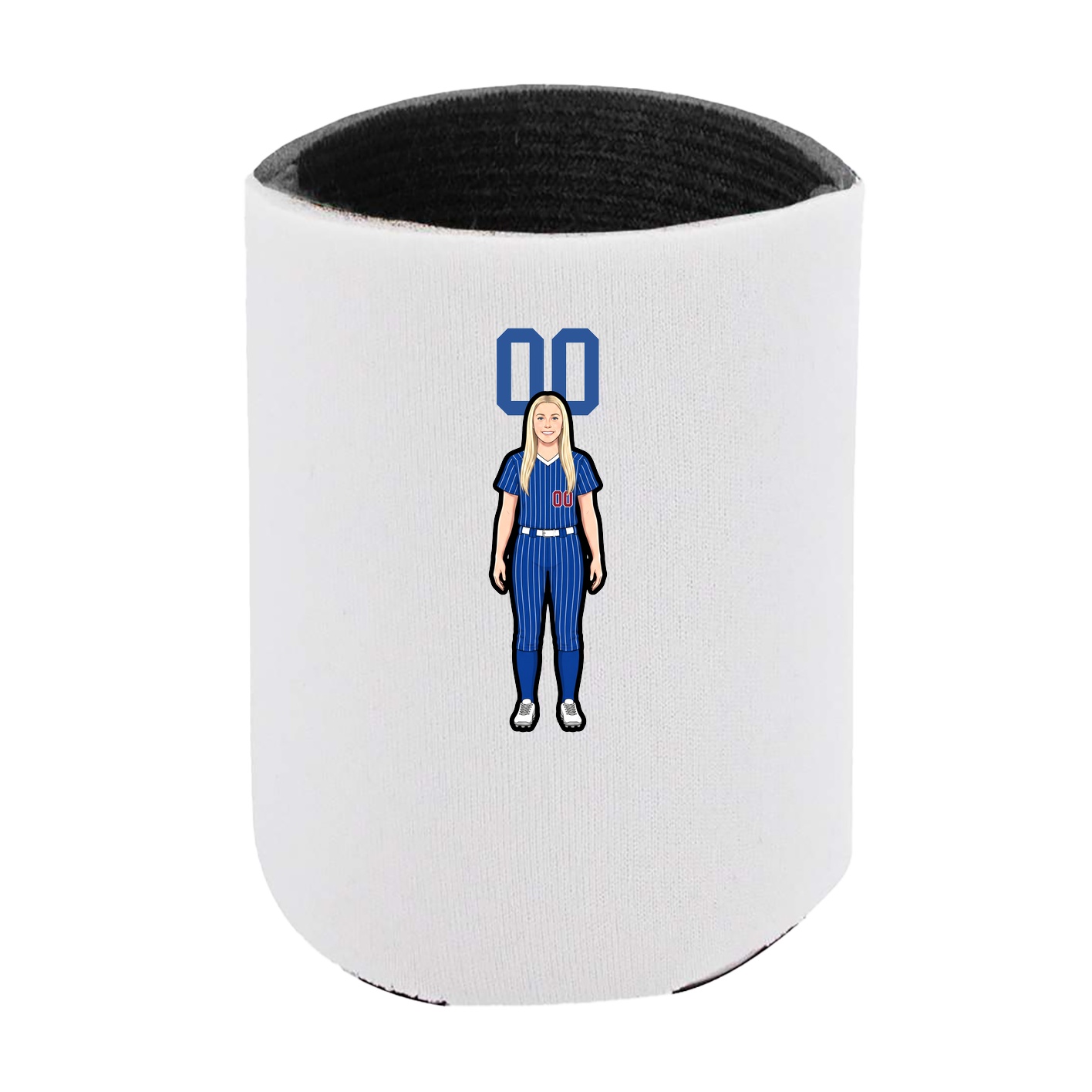 Can Holder — Number Top in White