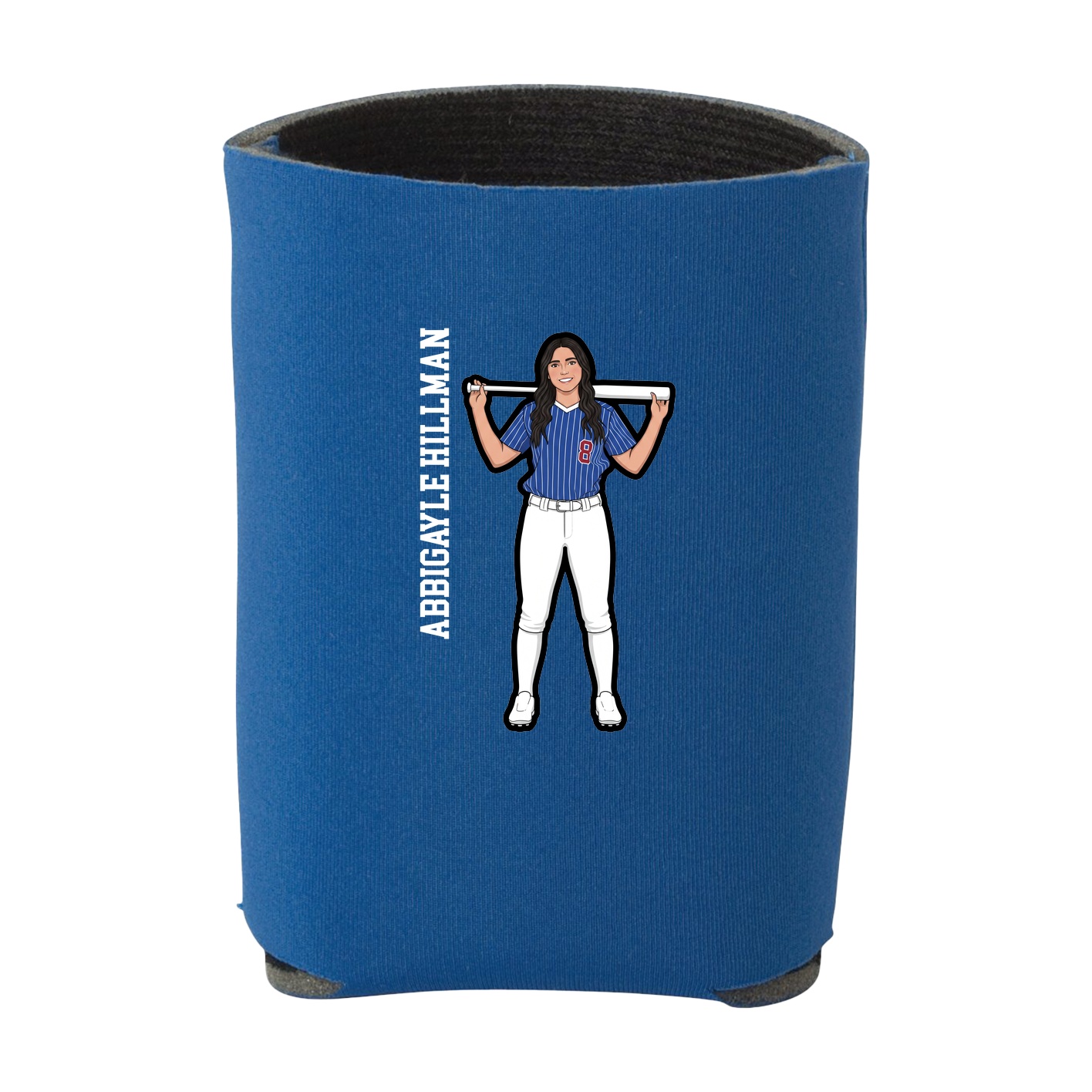 Can Holder — Name Vertical in Royal