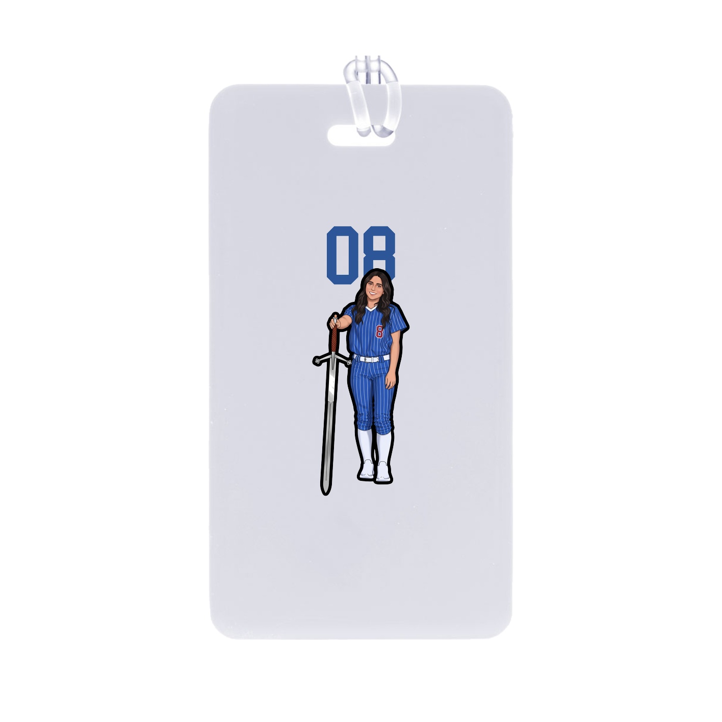 Bag Tag — Number Top in Classic