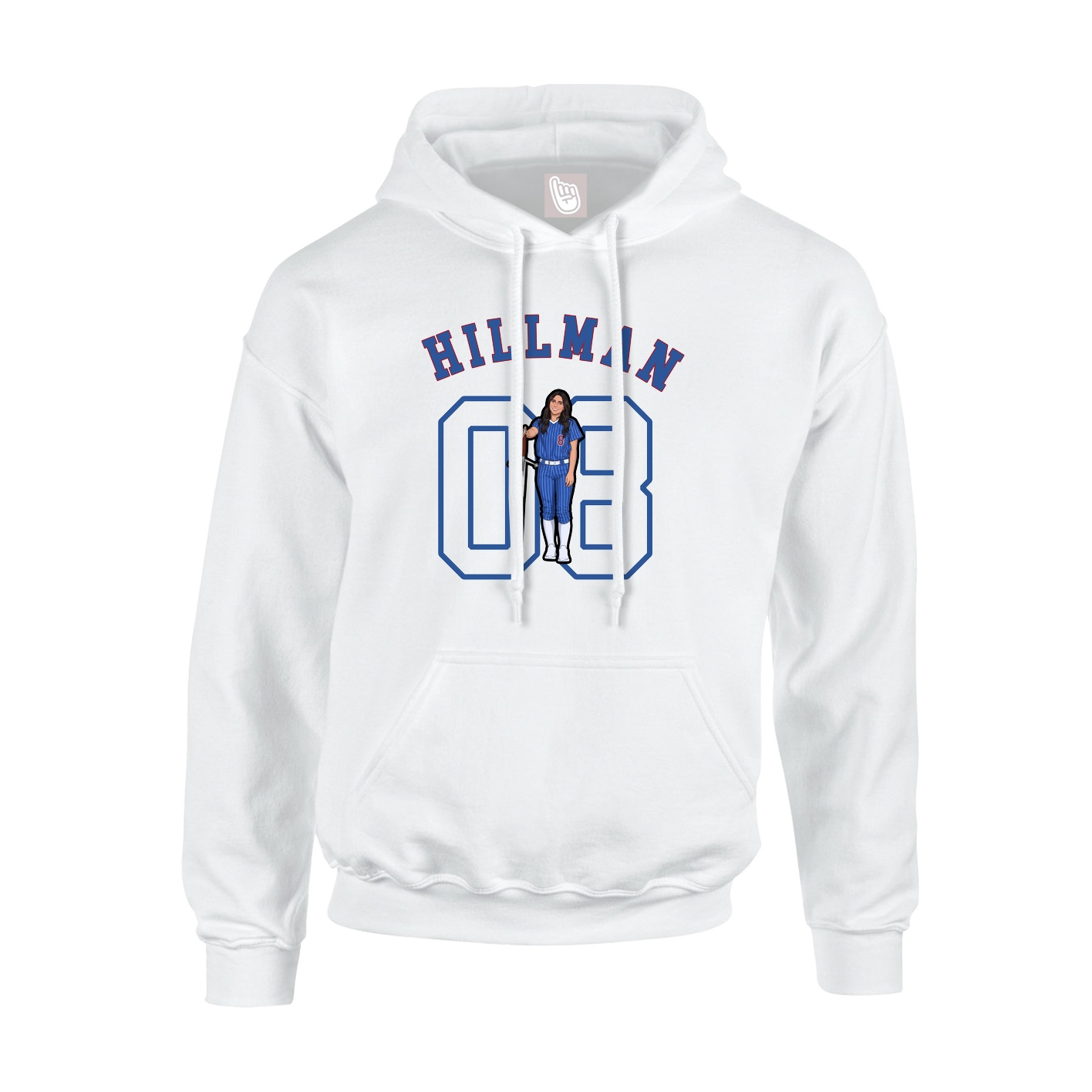 Hoodie — Shirsey Arch in White