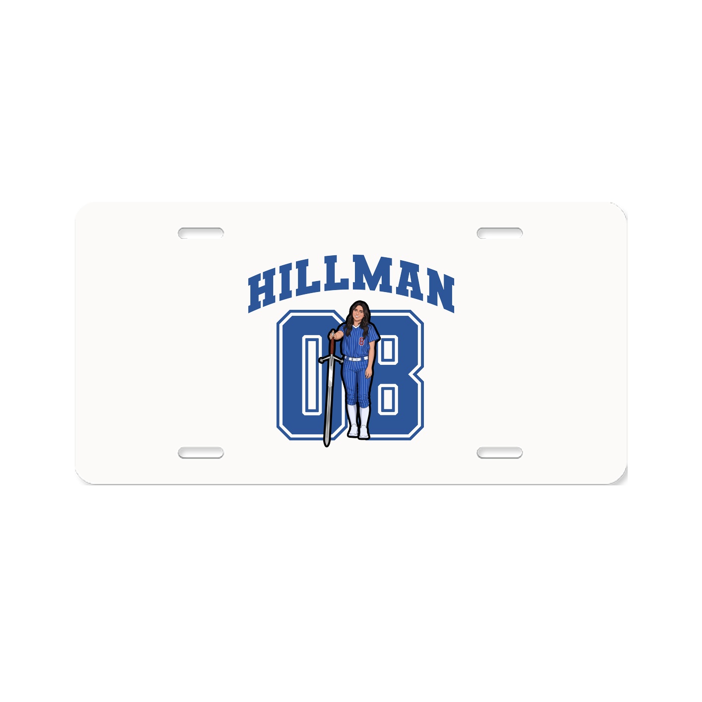 License Plate — Number in Classic