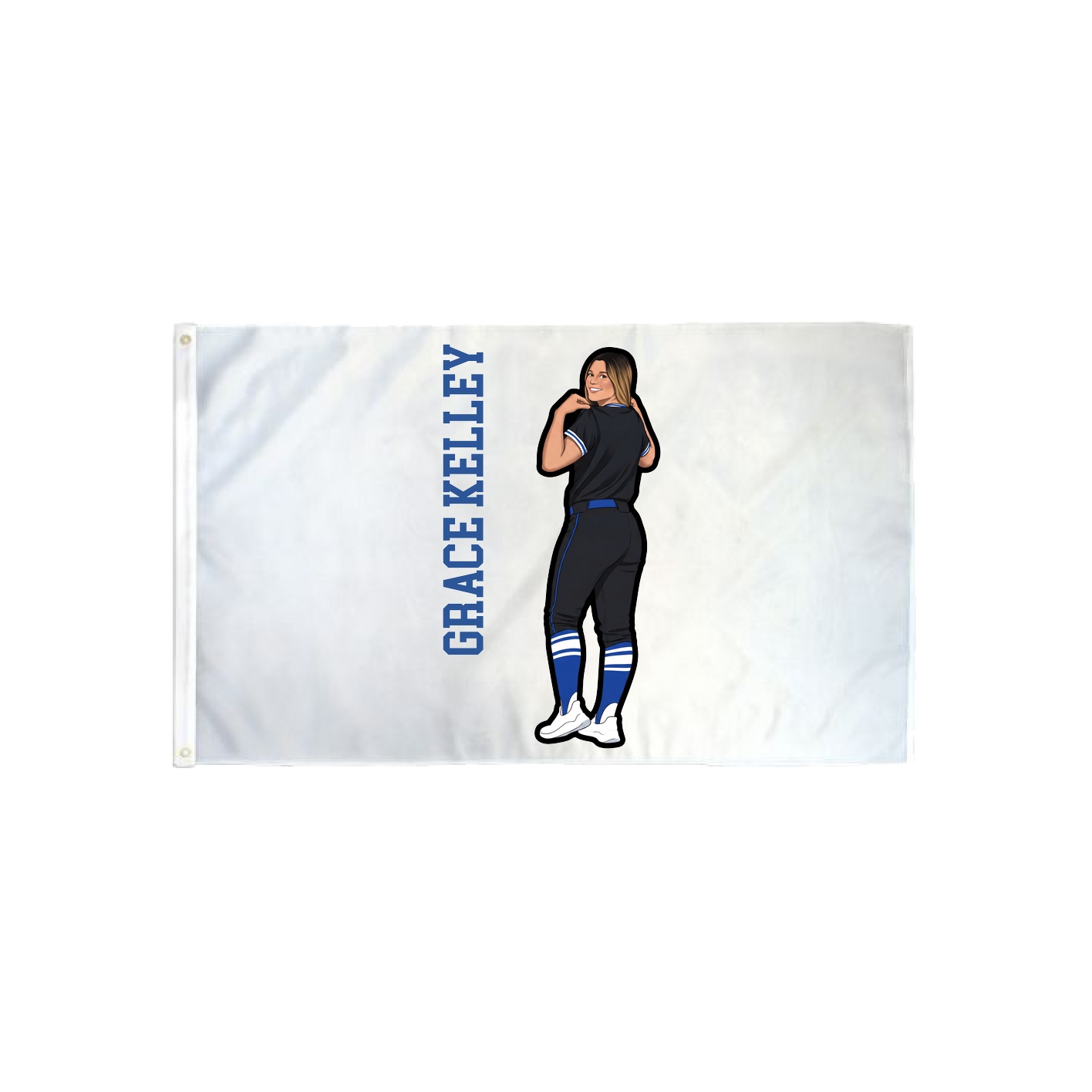 3x5 Flag — Name Vertical in Classic