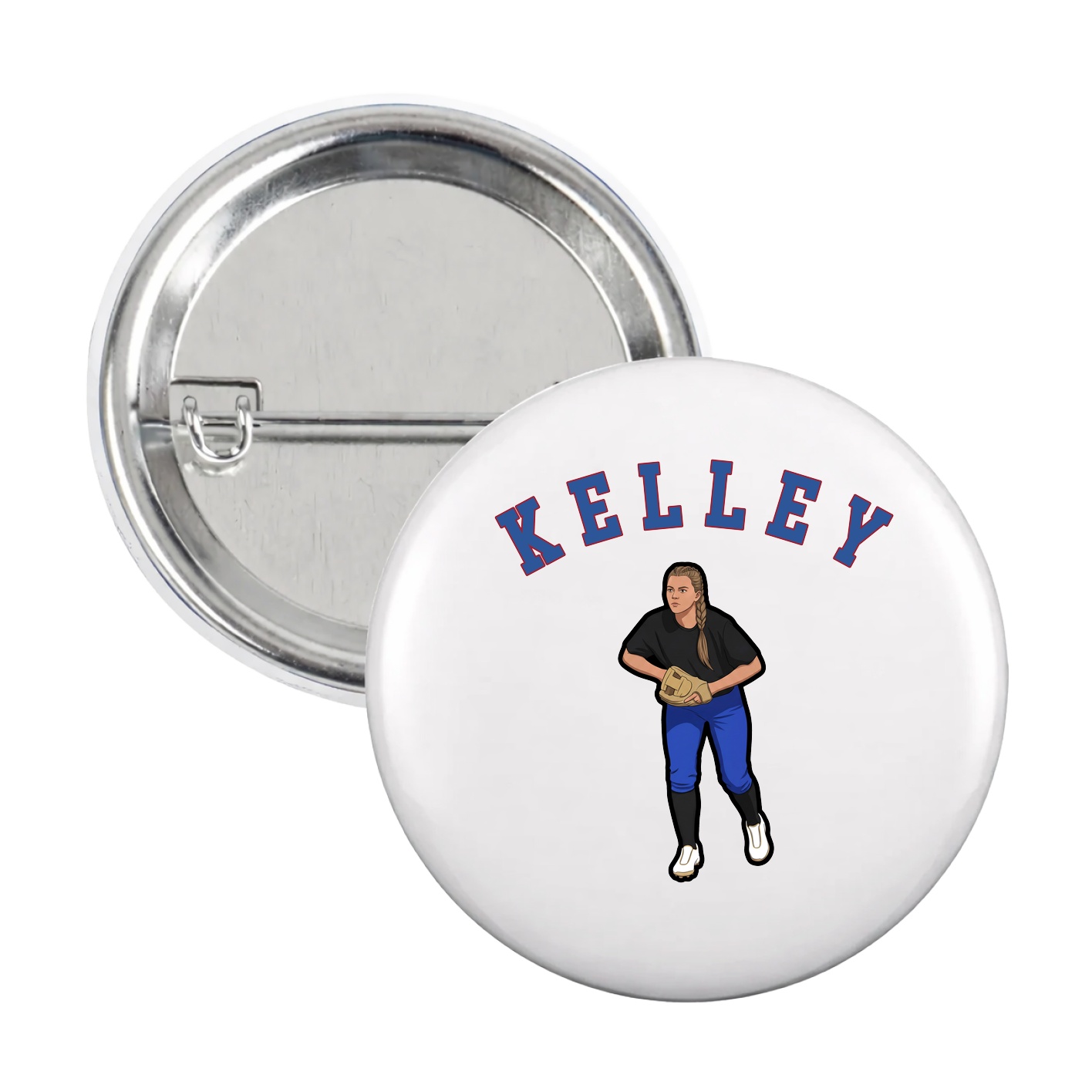 Game Day Button — Shirsey Arch in White