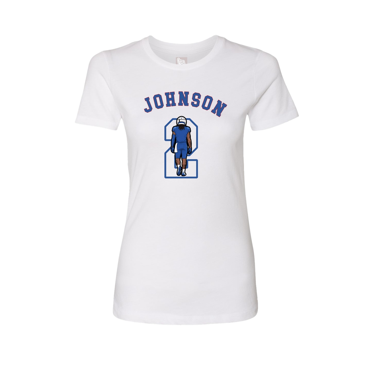 Fitted Women's Tee — Shirsey Arch in White