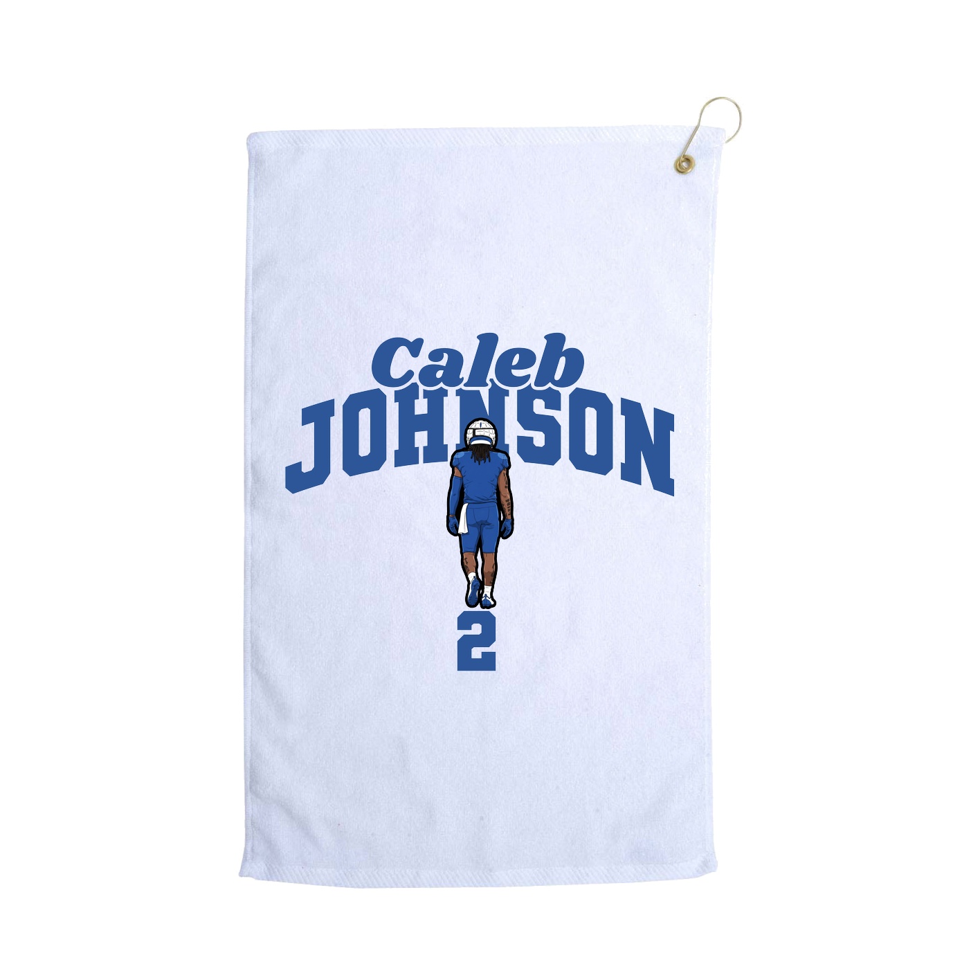 Golf Towel — Signature Arch in White