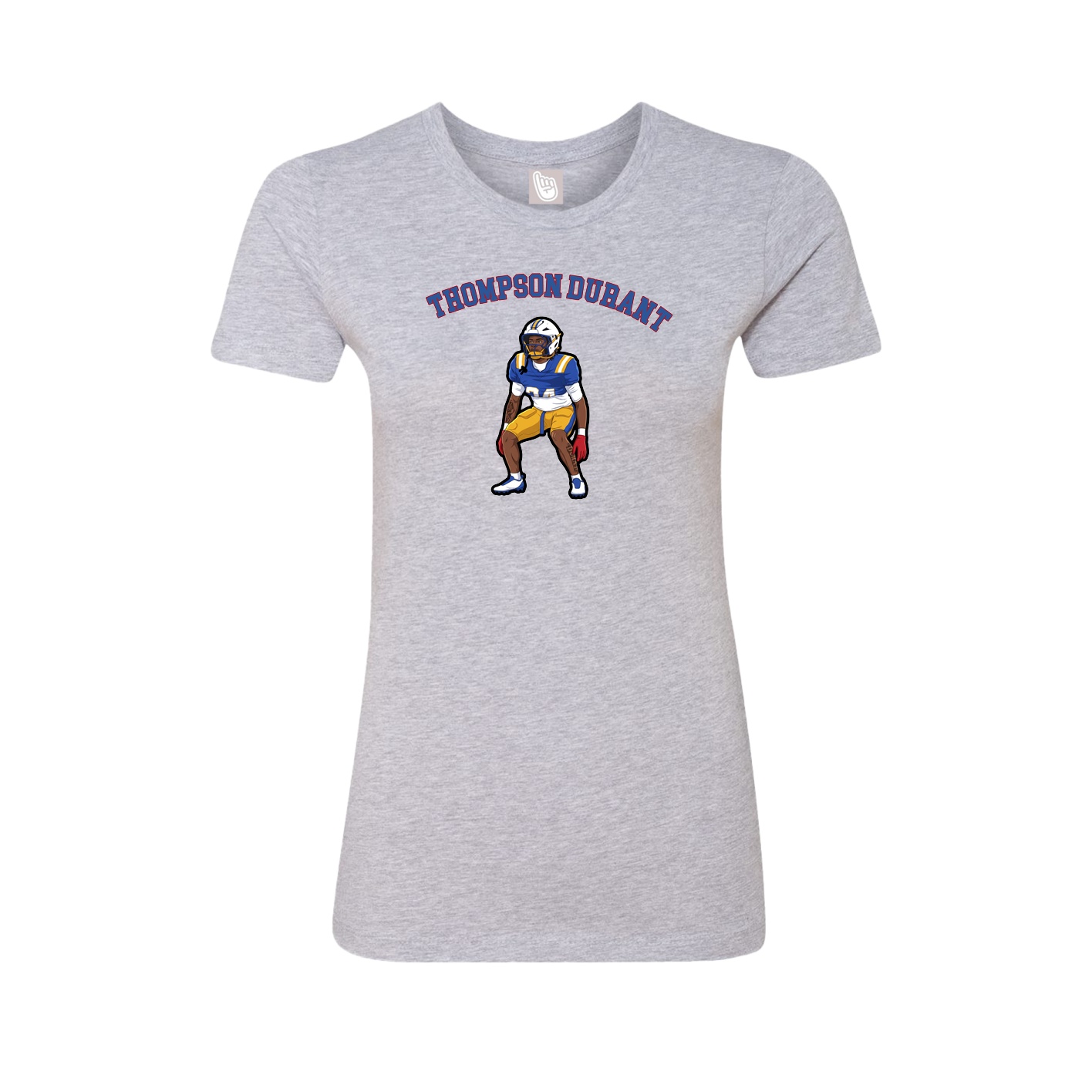 Fitted Women's Tee — Shirsey Arch in Grey
