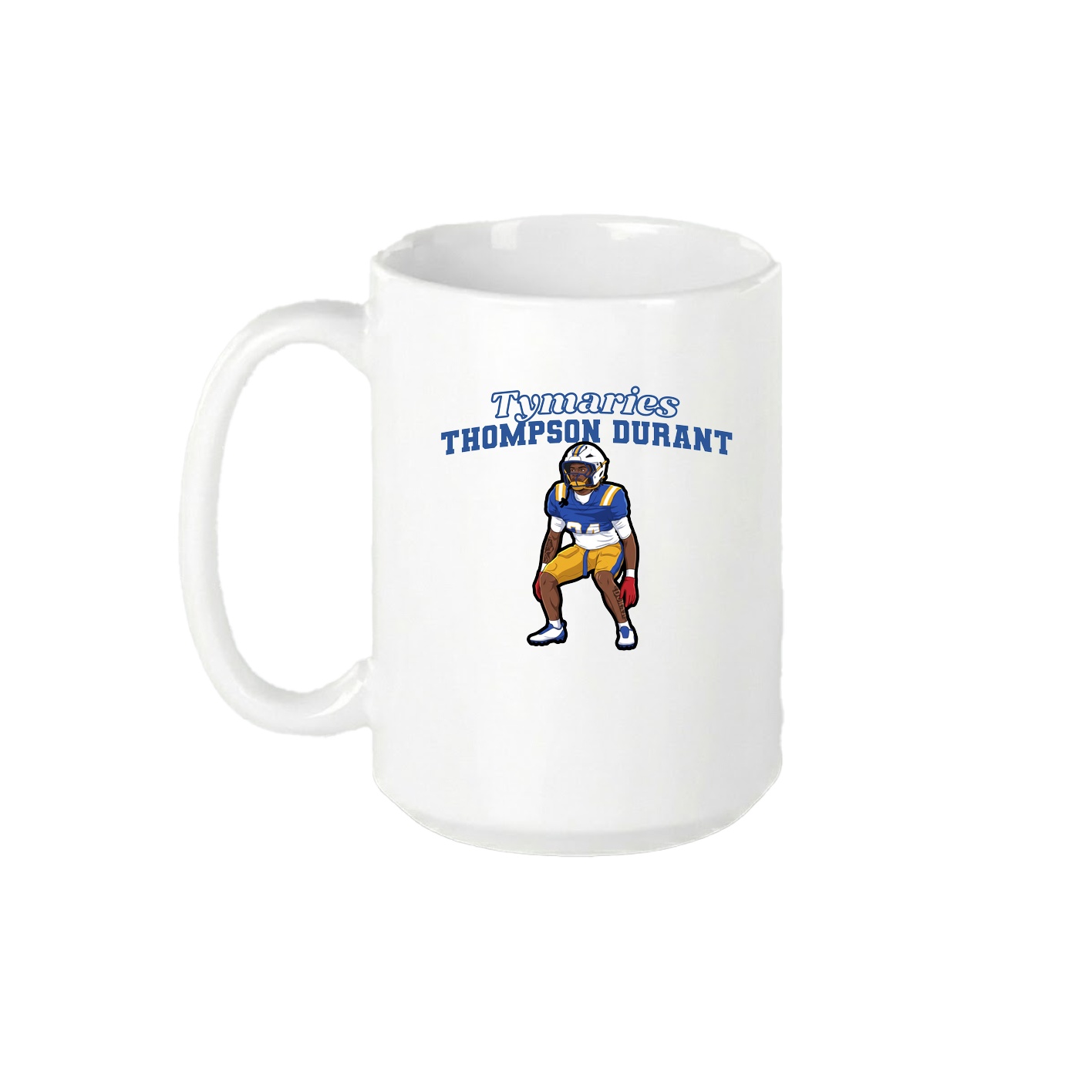 15oz Coffee Mug — Name Arch in White
