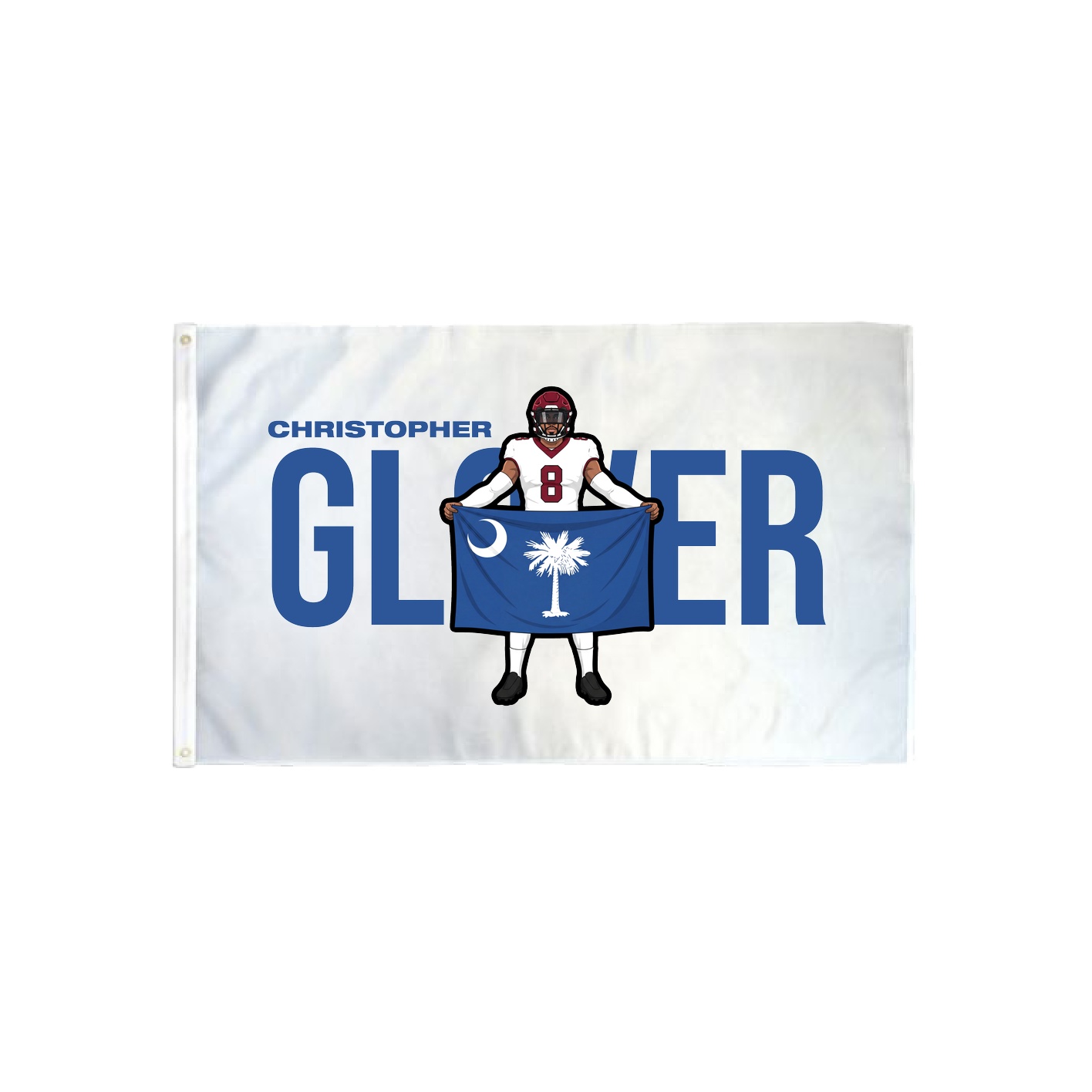 3x5 Flag — Player Name in Classic