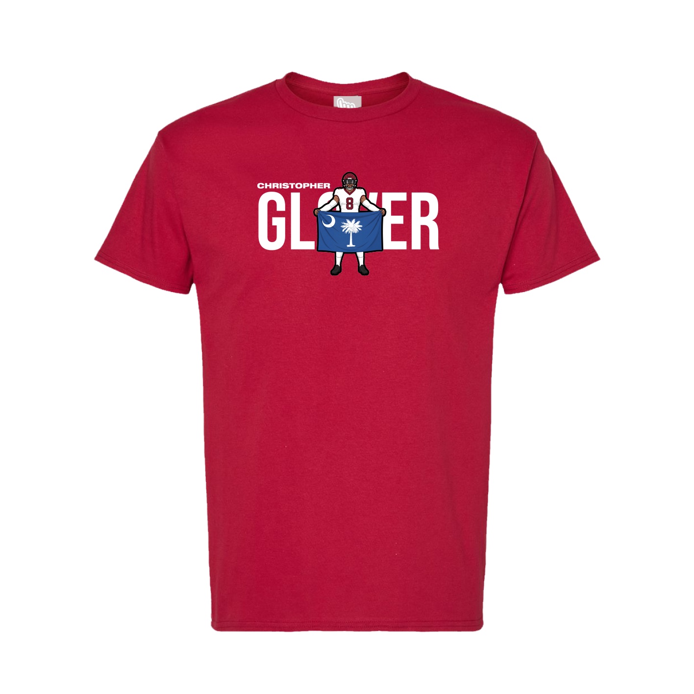 Tee — Player Name in Crimson