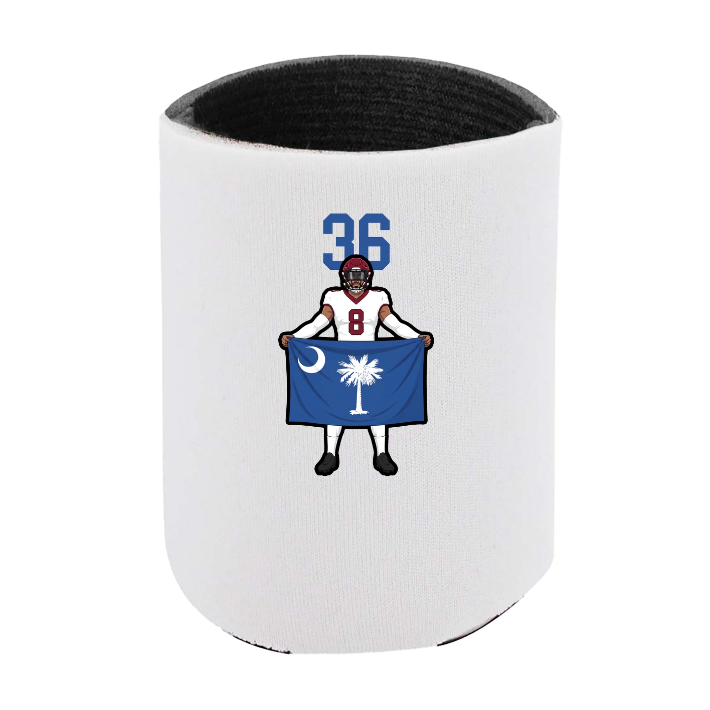 Can Holder — Number Top in White