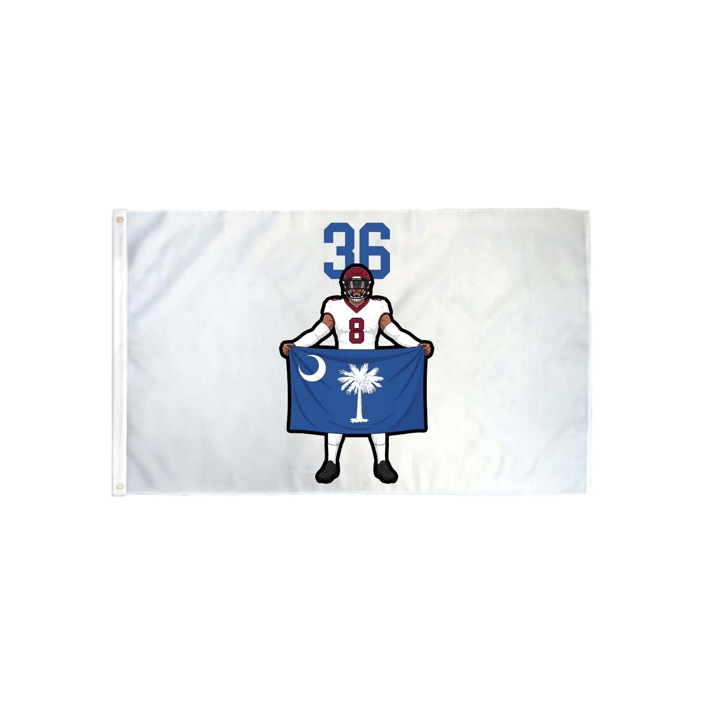 3x5 Flag — Number Top in Classic