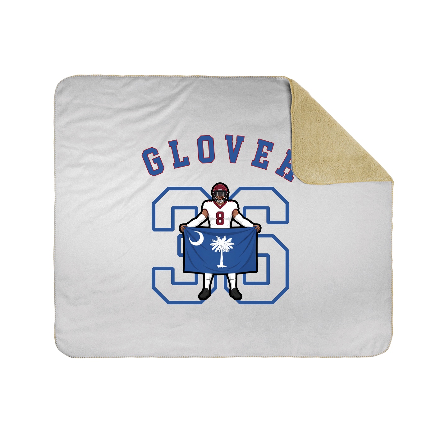 Throw Blanket — Shirsey Arch in White